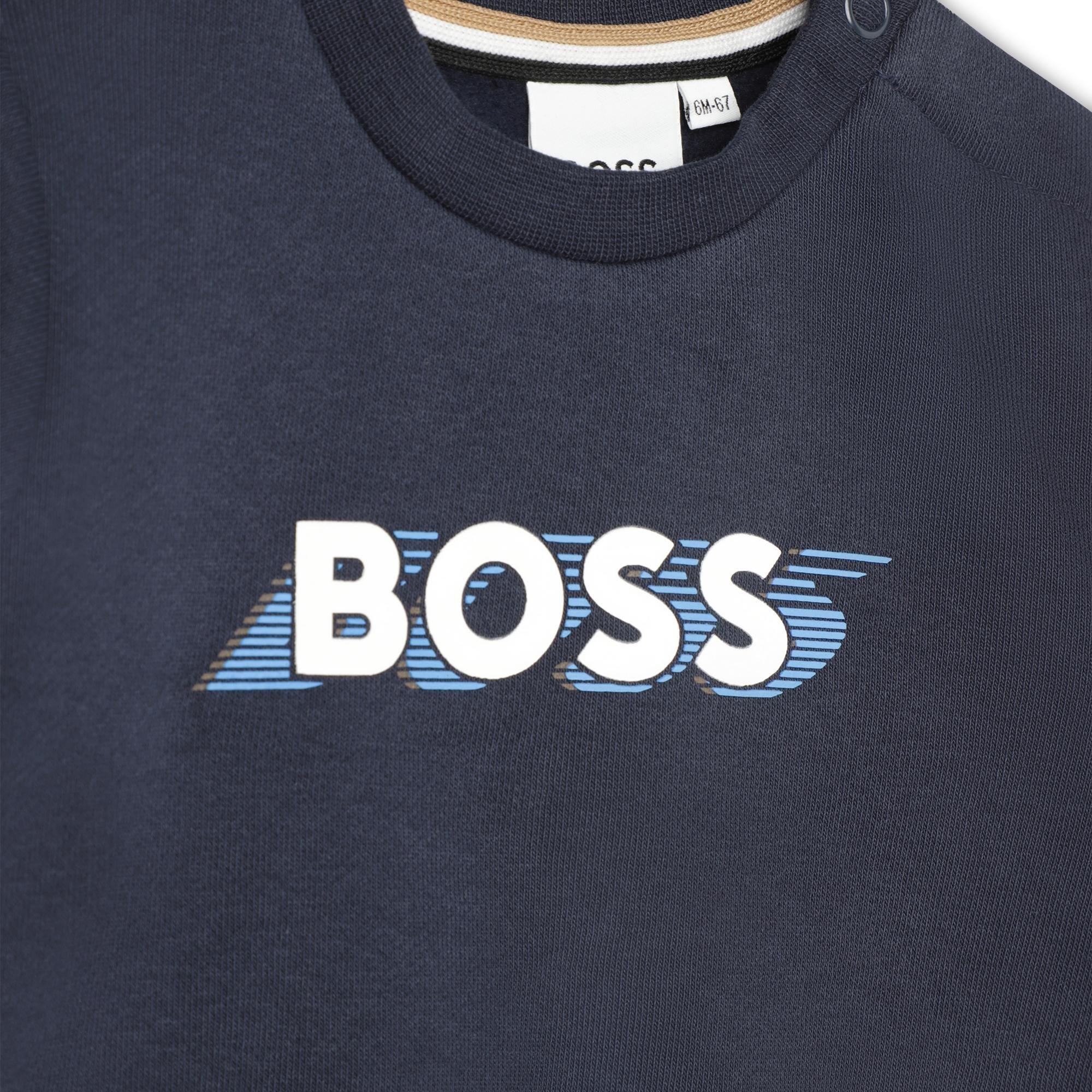 Marina 849 - Boss - Kids Shadow Logo Crew Sweater - 3