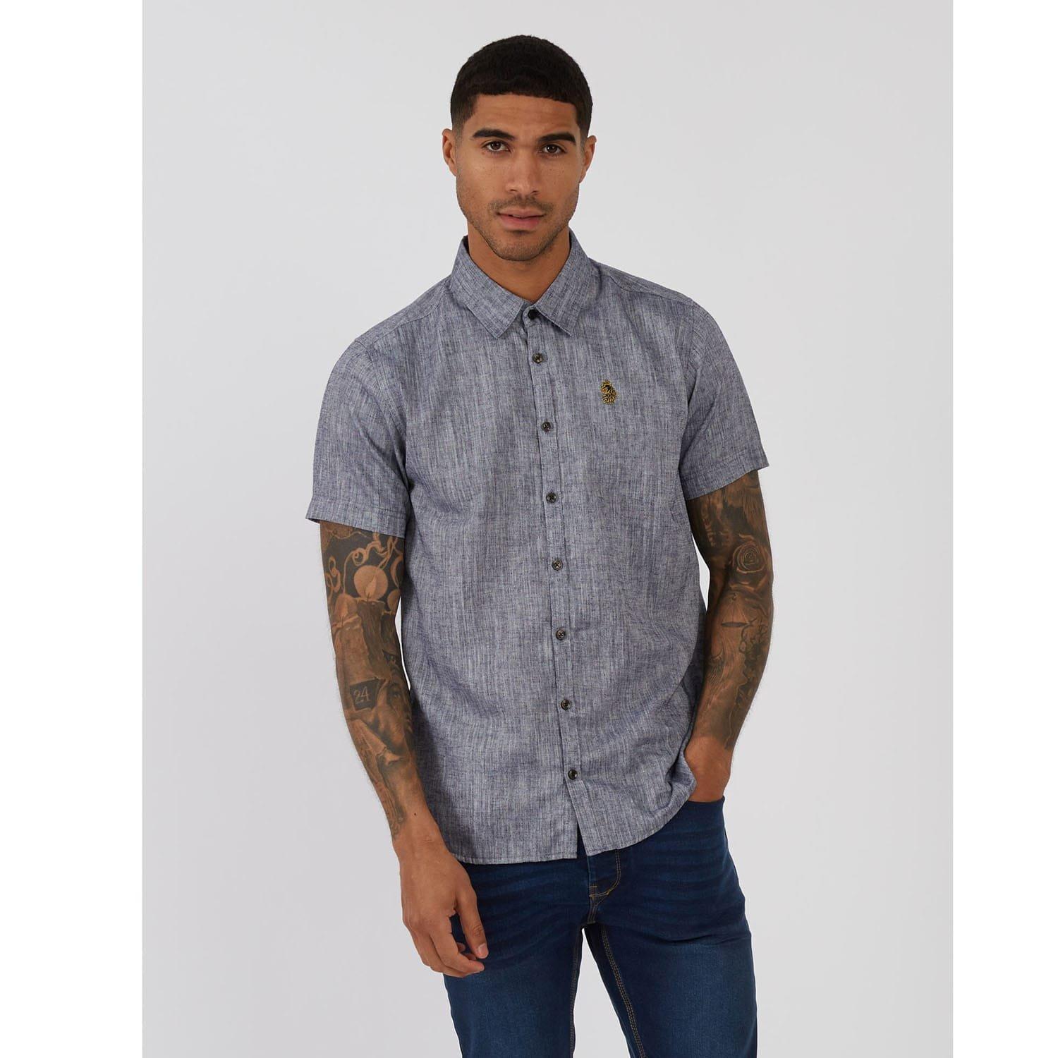 Navy - Luke 1977 - Yoko Linen Shirt - 2