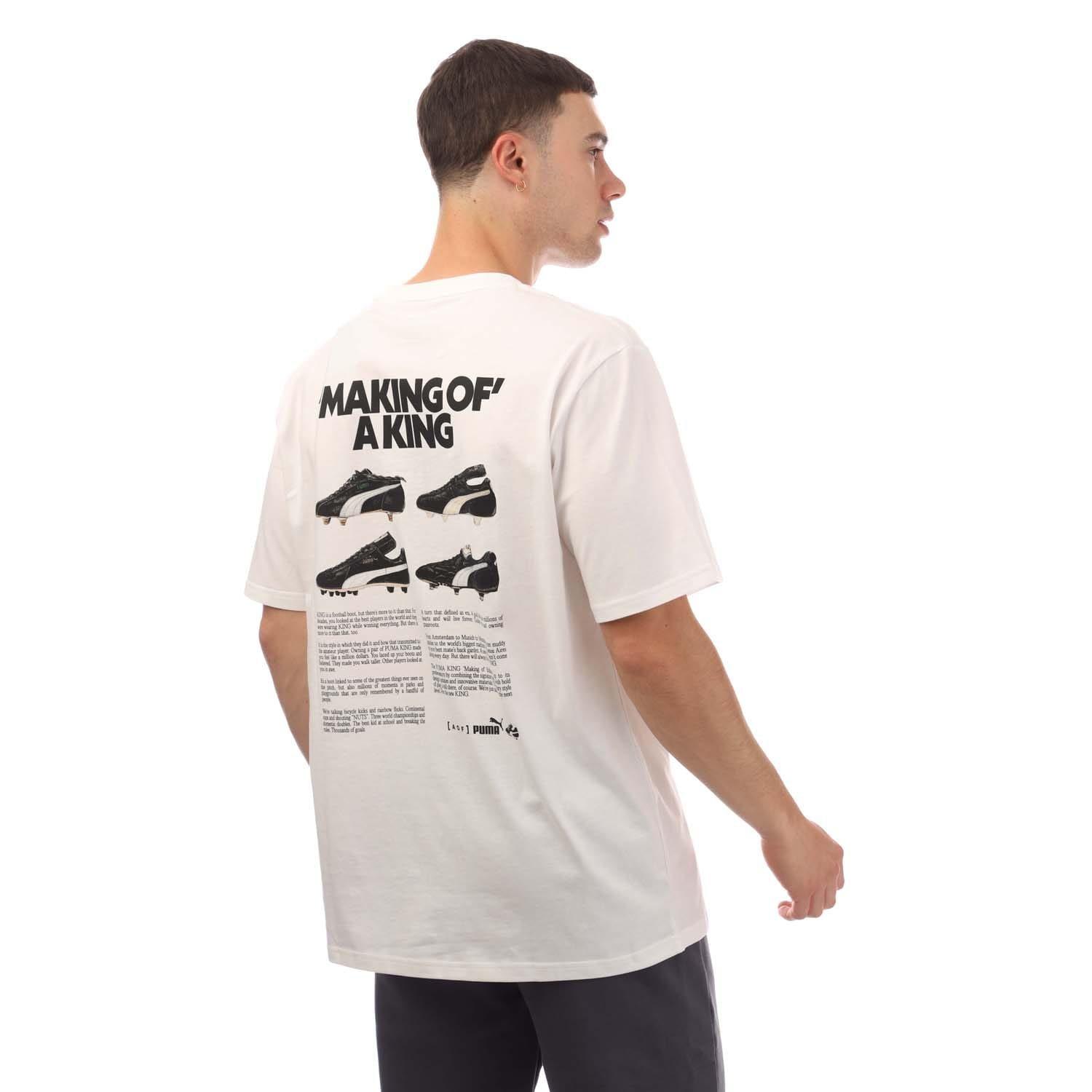 White - Puma - AOF Making of a King T-Shirt - 2