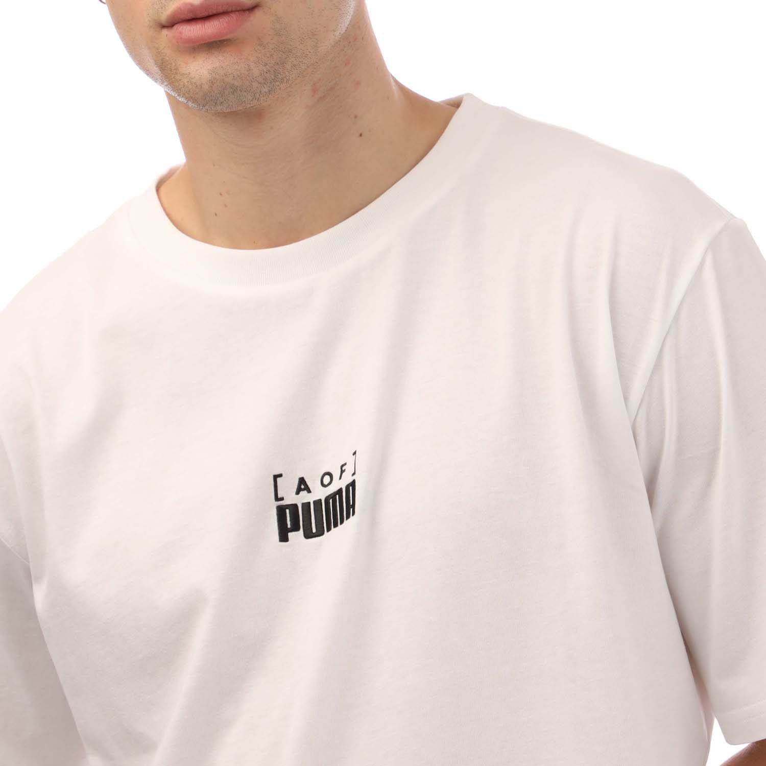 White - Puma - AOF Making of a King T-Shirt - 3