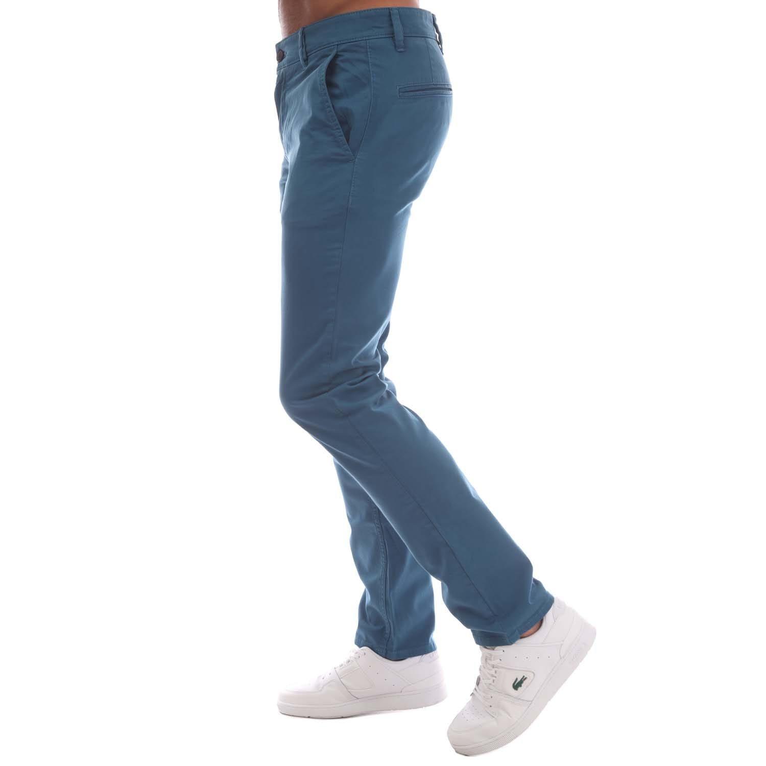 Blue - Boss - Schino-Slim D Trousers - 2