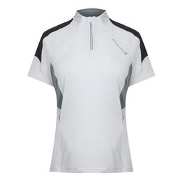 Endura Pullover styling with a V-neckline descending into a V-shape at the nape