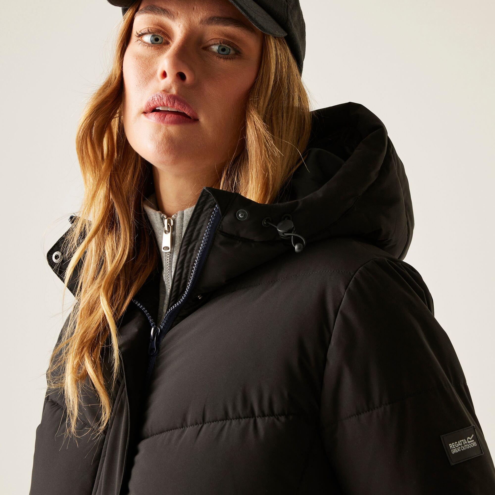 Black - Regatta - Women's Eloria Water-Resistant Quilted Jacket - 8