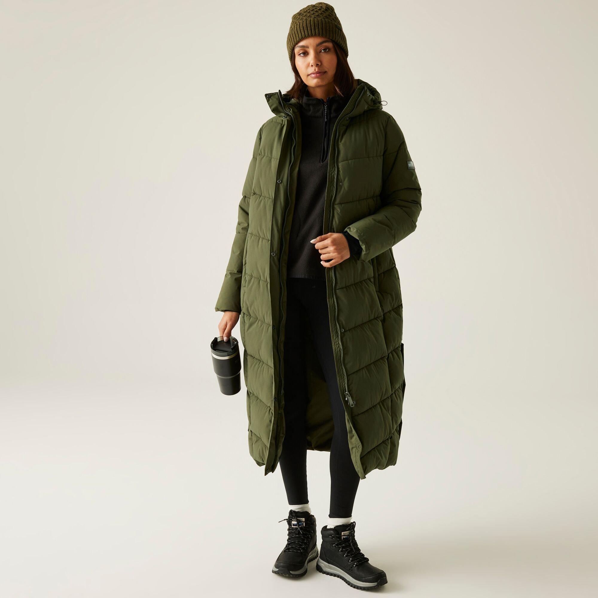 Regatta Women's Eloria Water-Resistant Quilted Jacket - Dark Khaki - 20