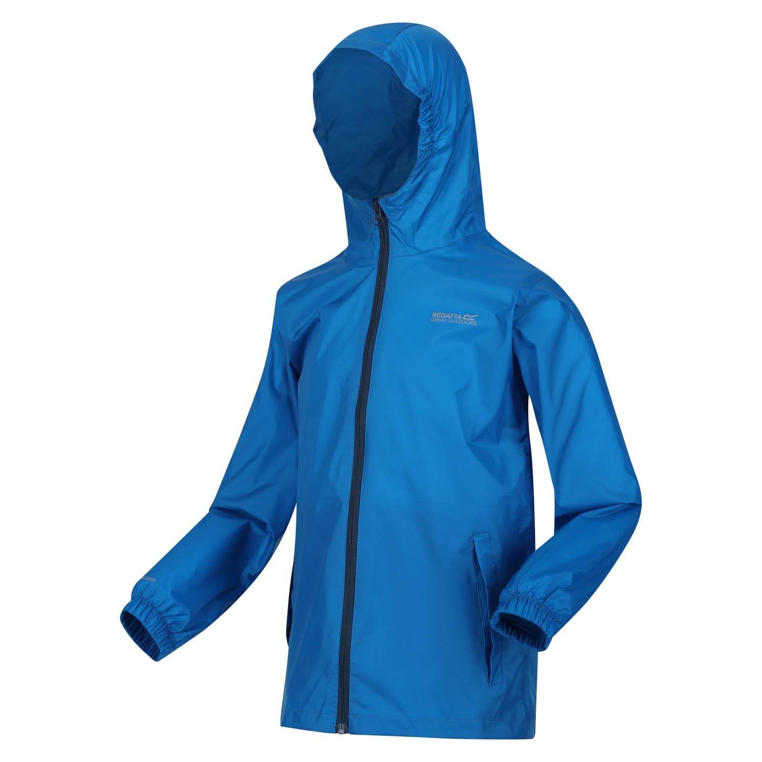 Blue - Regatta - Pack It Waterproof Jacket - 3