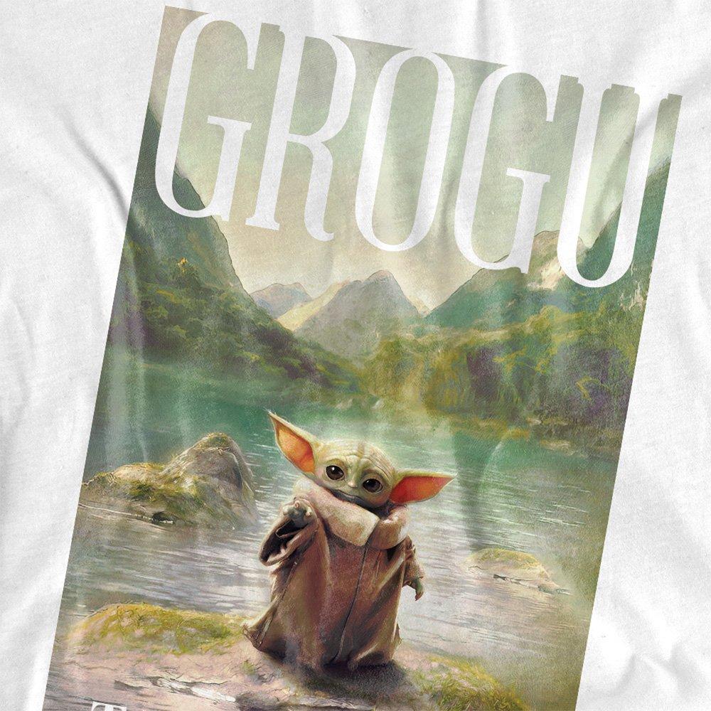 White - Star Wars - Book Of Boba Fett Grogu The Child Poster Long Slee - 2