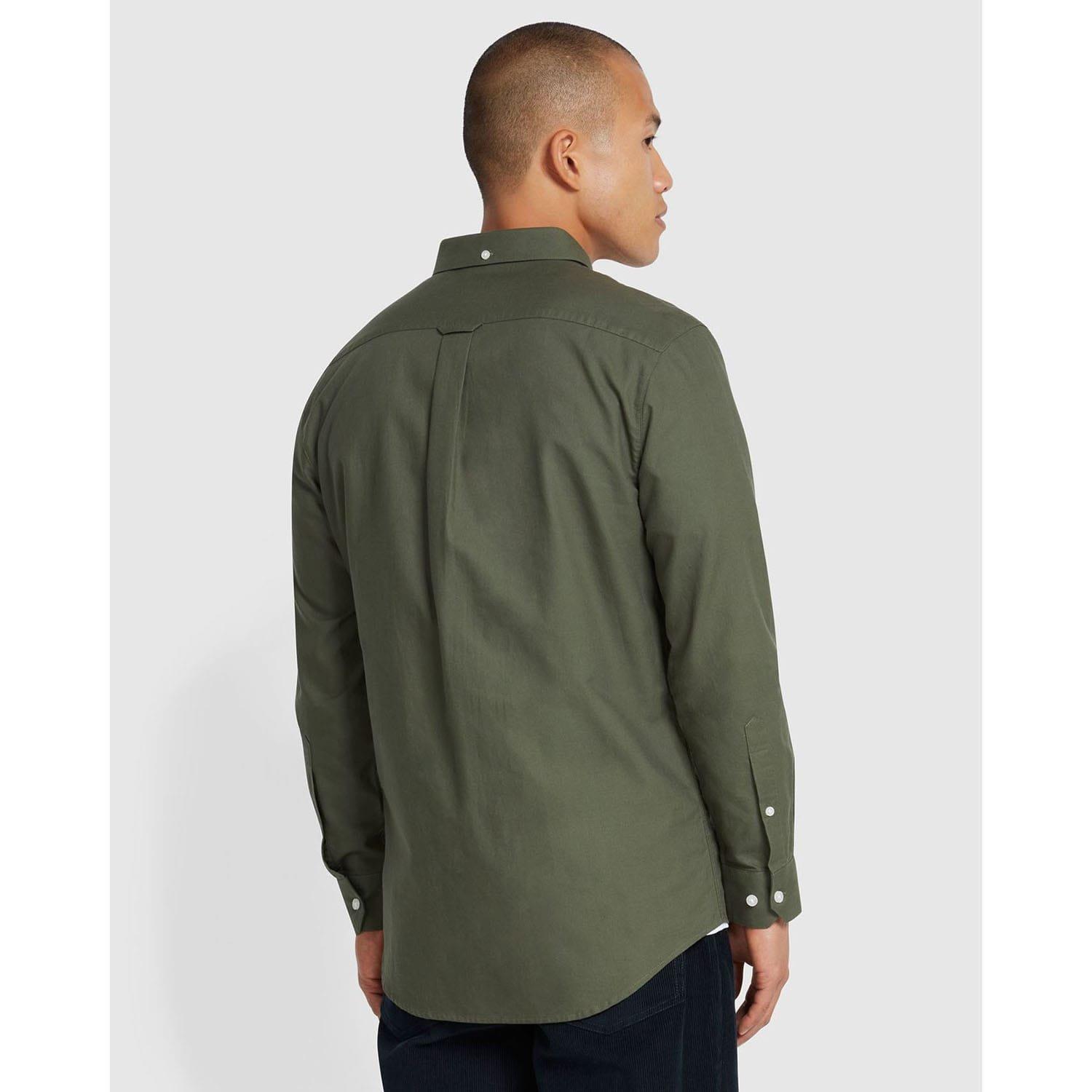 Green - Farah - Brewer Slim-Fit Shirt - 2
