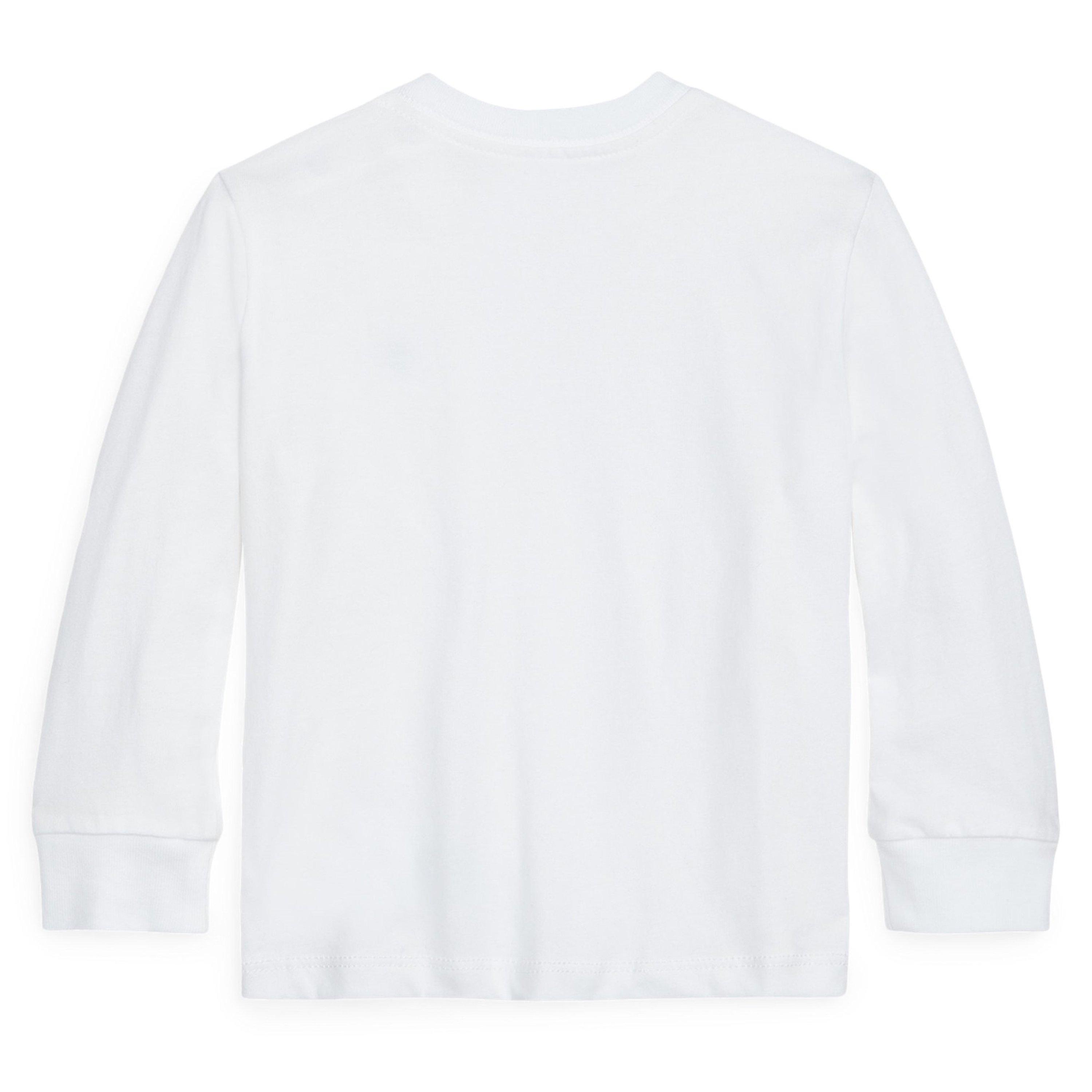 White - Polo Ralph Lauren - Baby Boys Long Sleeve T Shirt - 2