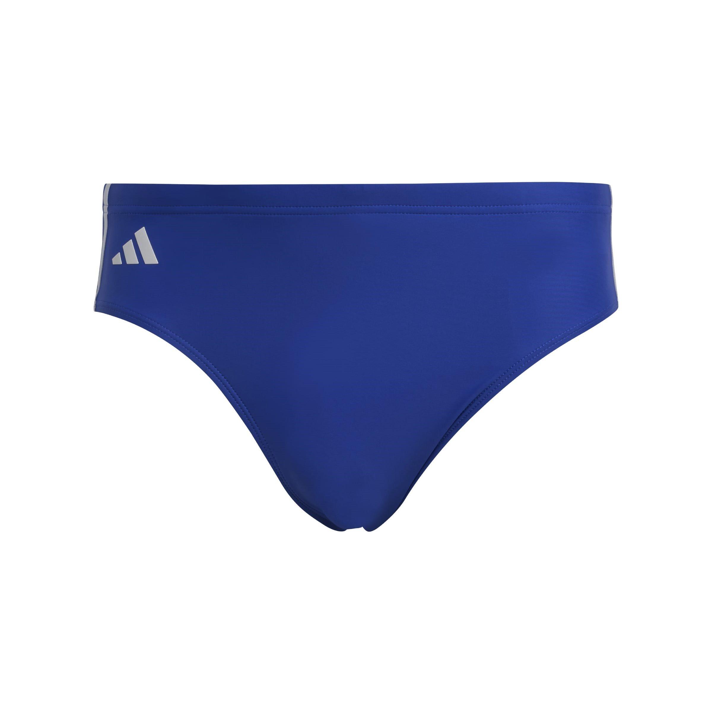 Lucid Blue/Whte - adidas - 3 Stripe Swim Briefs - 1