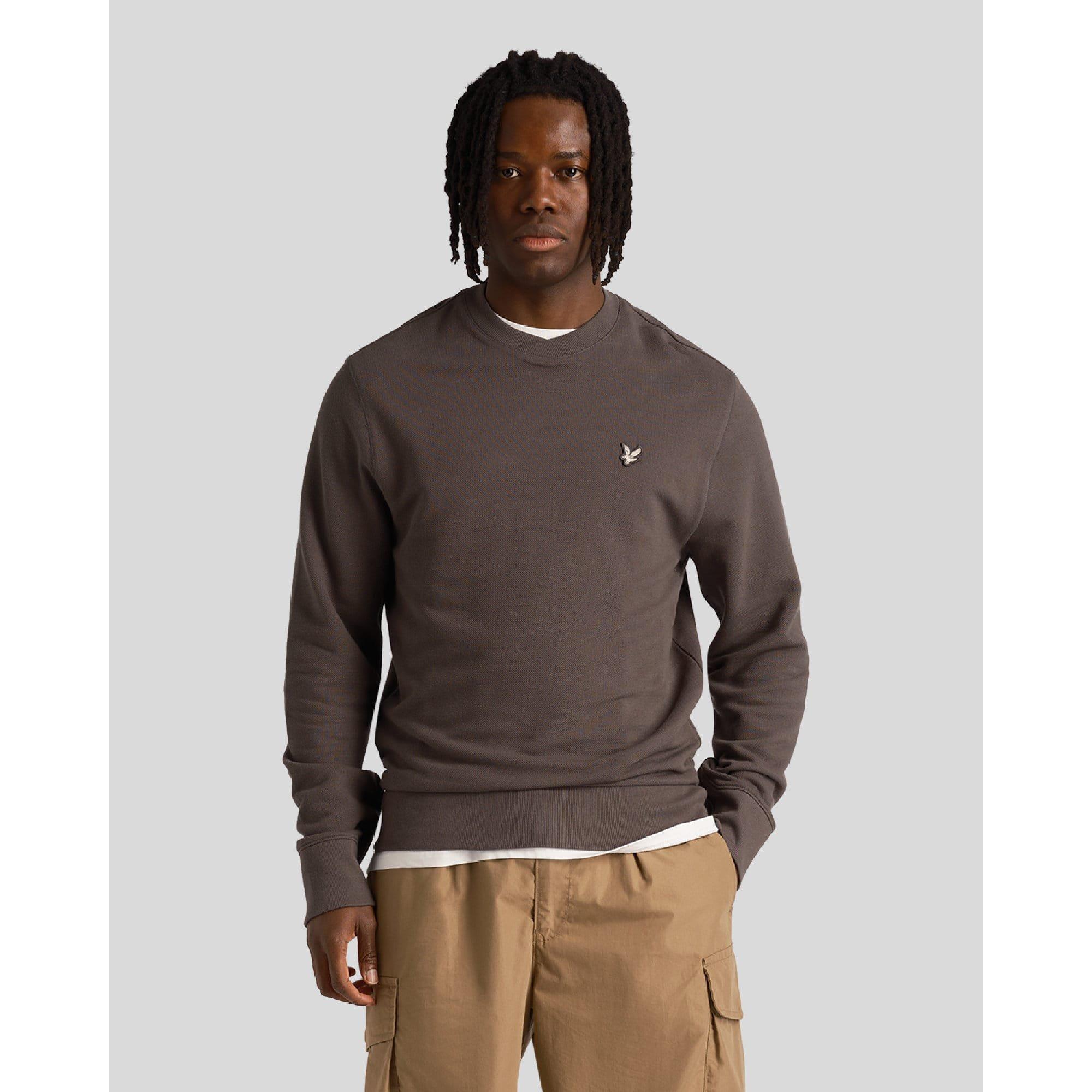 Grey - Lyle and Scott - Loopback Utility Sweatshirt - 1