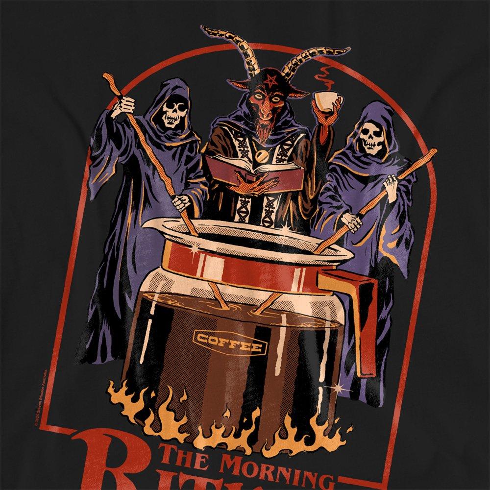 Black - Steven Rhodes - Steven Rhodes The Morning Ritual T Shirt Black - 2