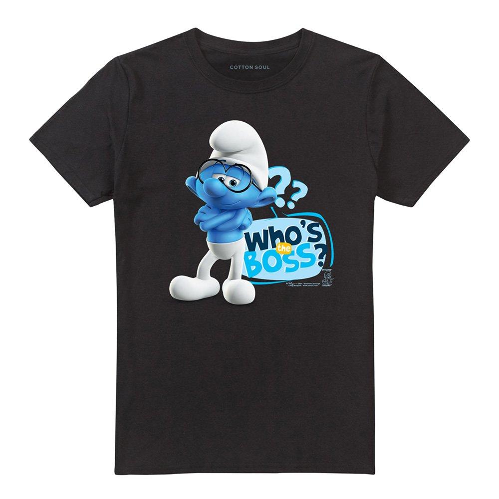 Black - Other - Smurfs Brainy WhoS The Boss? T Shirt Black - 4