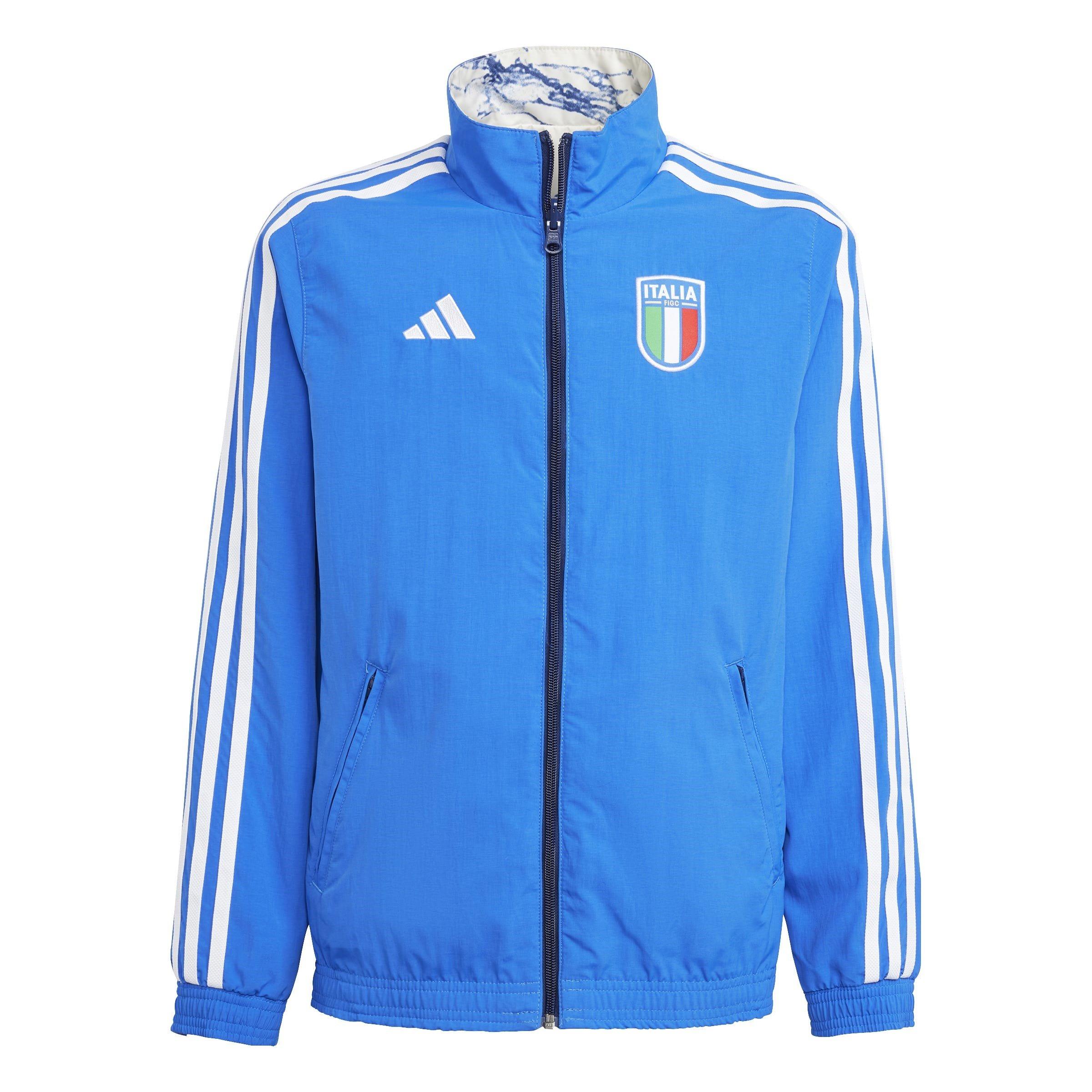 Blu - adidas - Anthem Italy Away Long Sleeve 2023 Anorak - 2