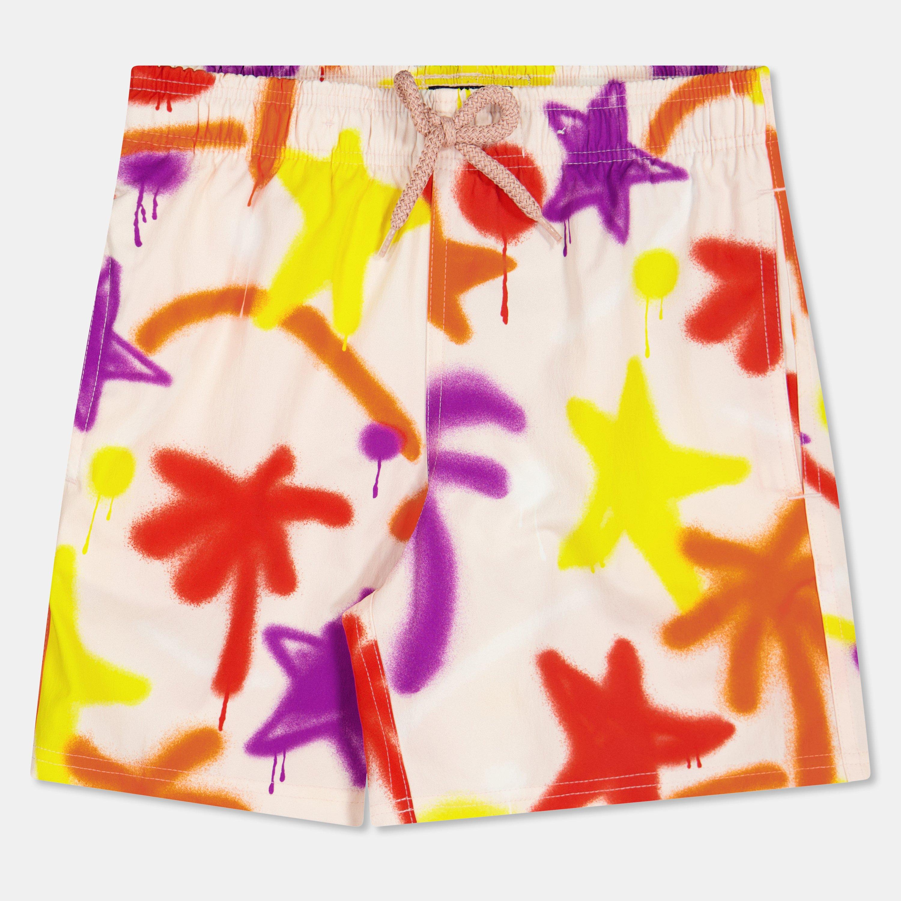 Palm Angels Kids' Quick-Drying Swim Shorts - 3C84 - Size 14Y