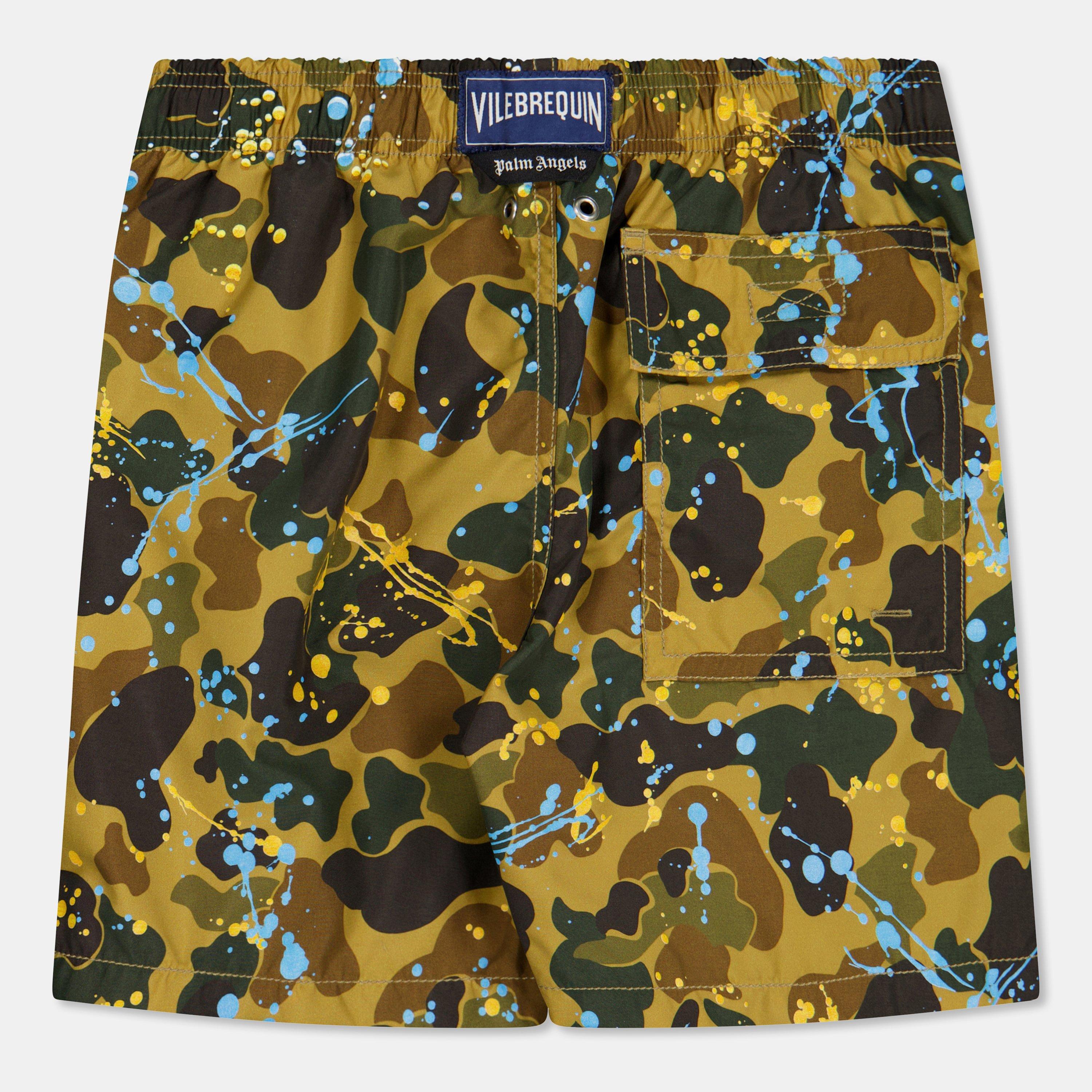 Camo Brwn 6056 - Palm Angels - Kids' Swim Shorts - 2