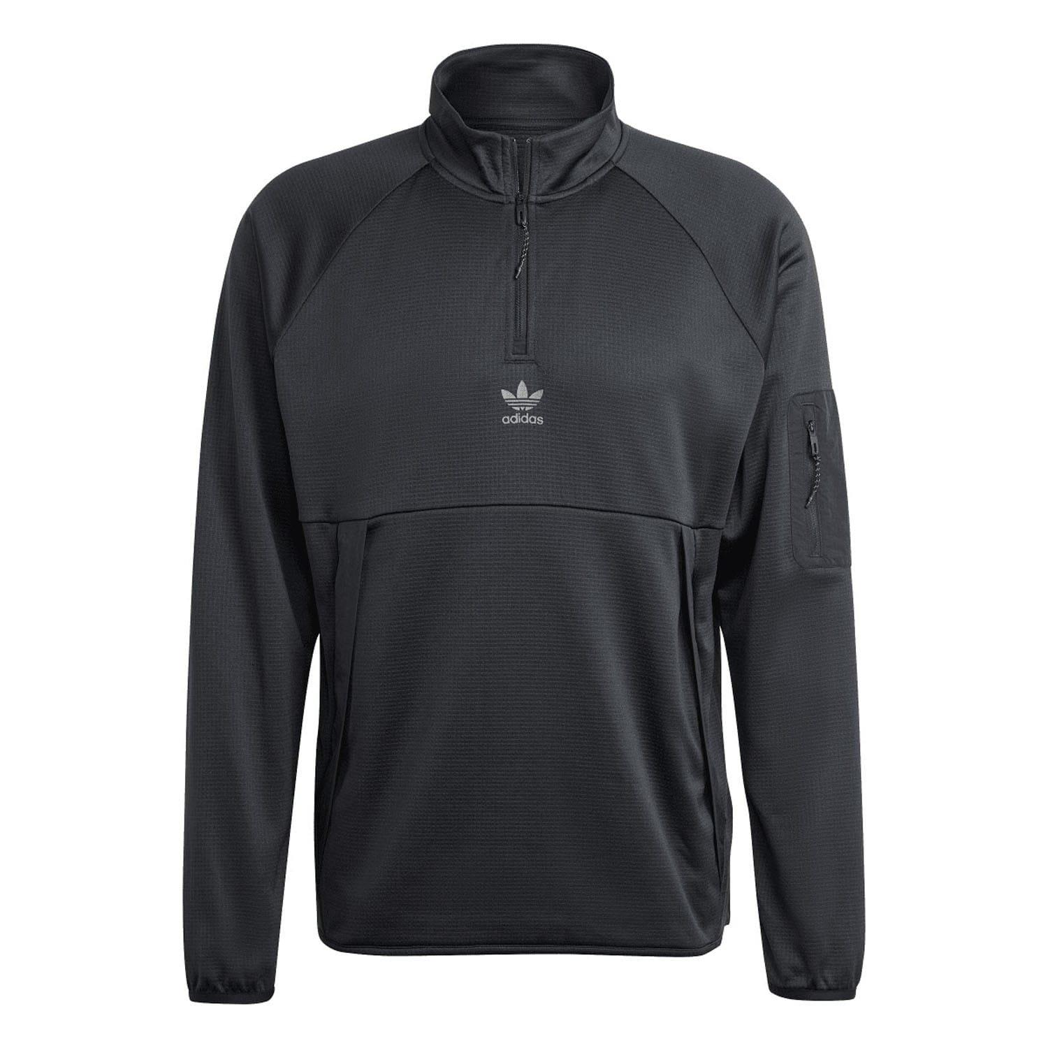 Black - adidas Originals - Quarter-Zip Top - 2