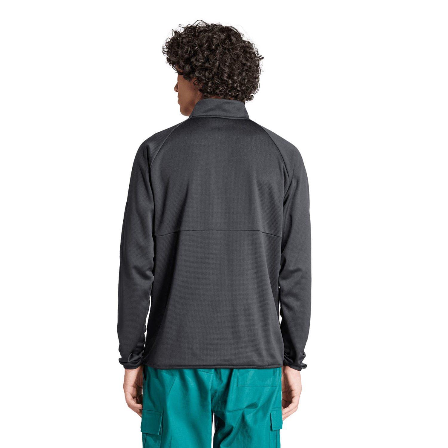 Black - adidas Originals - Quarter-Zip Top - 5