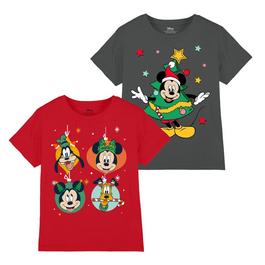 Disney Christmas 2Pk T Shirts