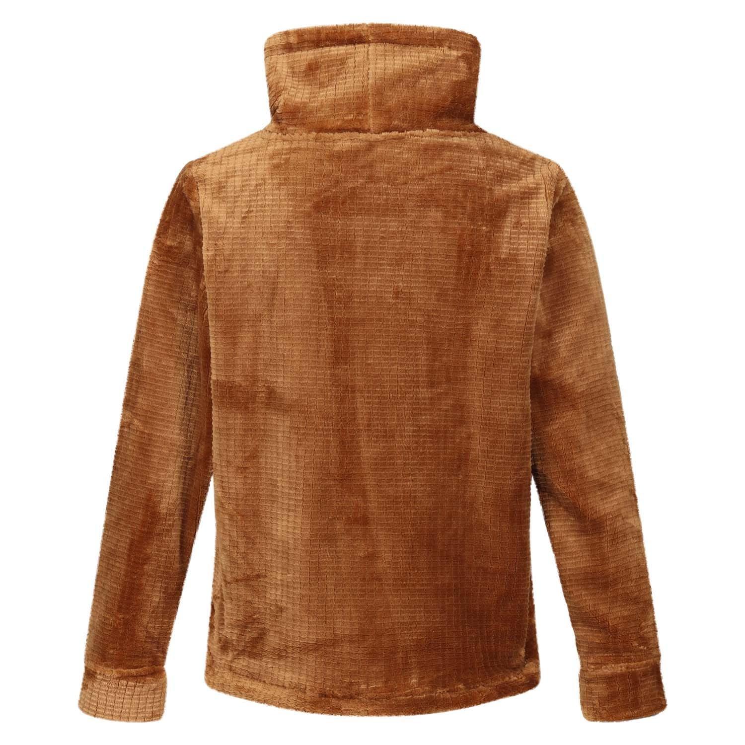 Brown - Regatta - Bardou Over The Head Velour Fleece - 2