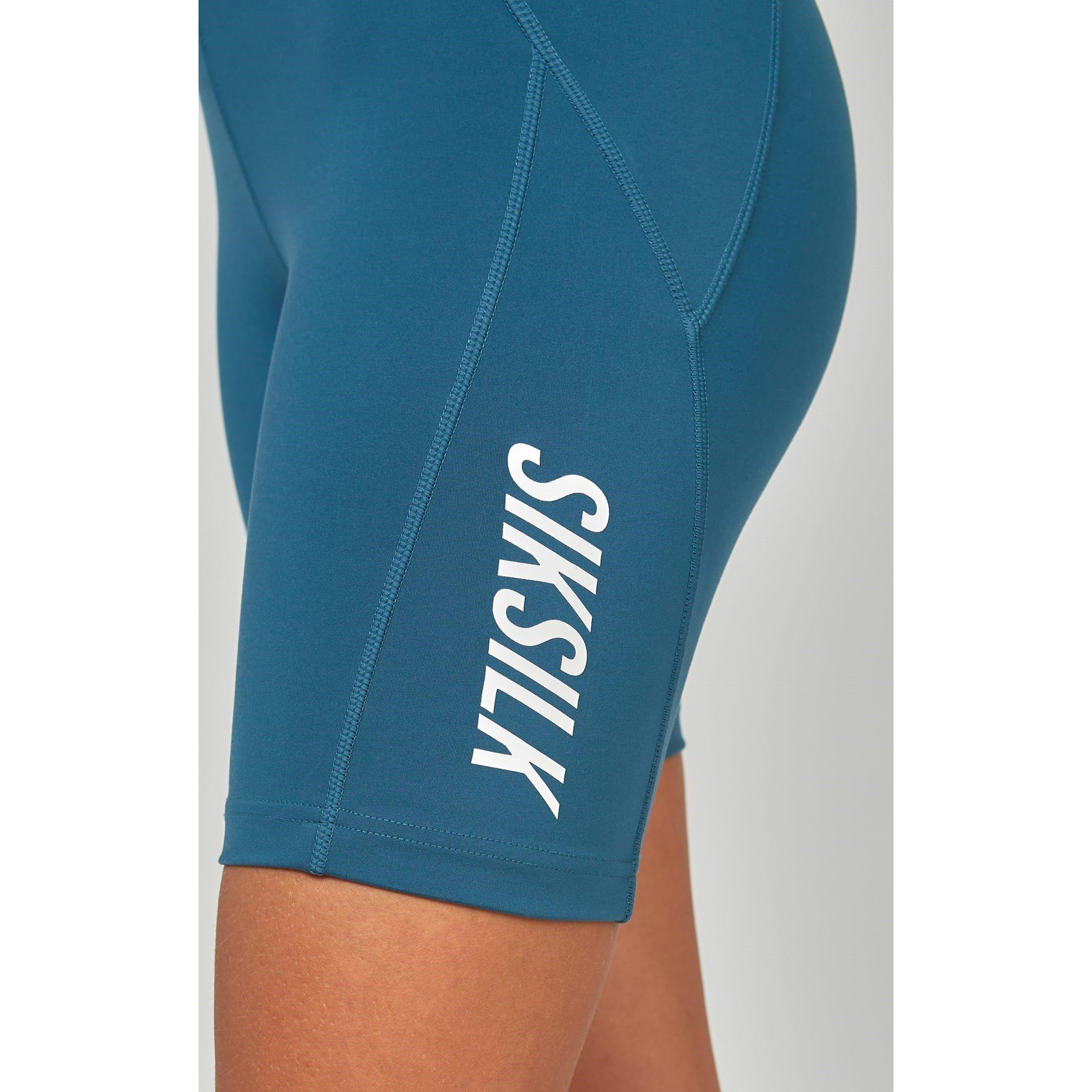 Teal - SikSilk - Sports Essentials Cycling Shorts - 6