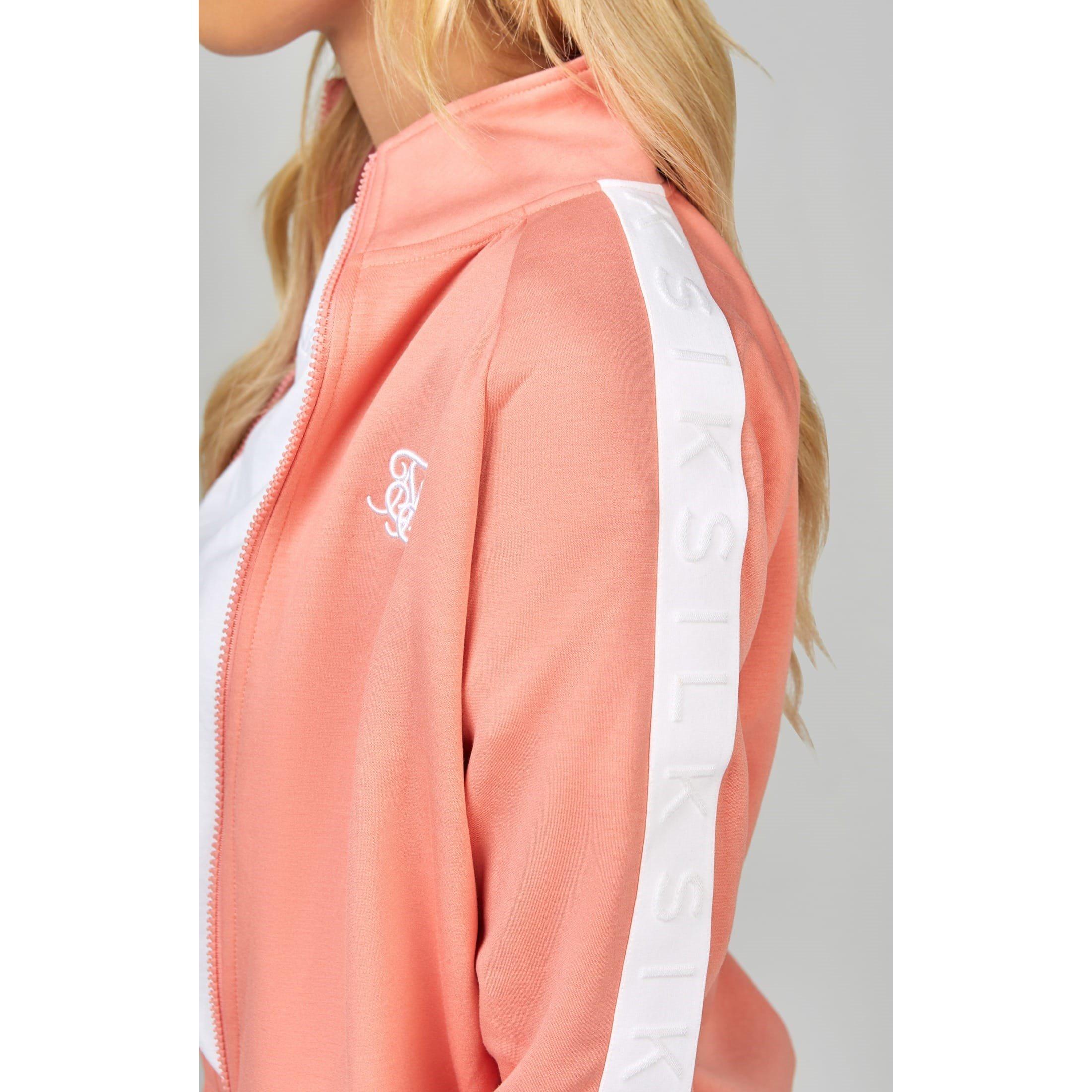 Coral - SikSilk - Tapered Track Top - 4