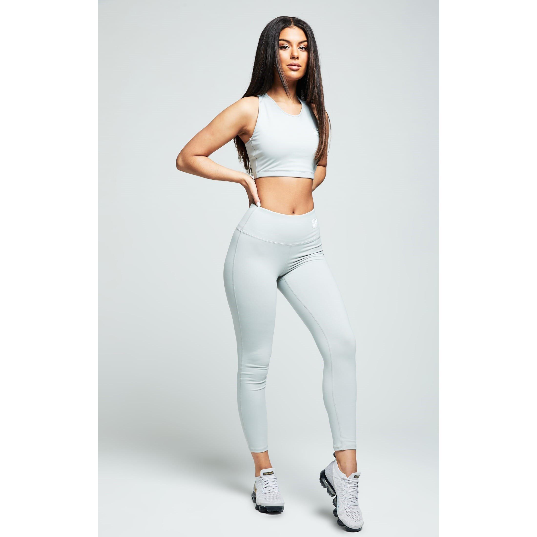 Grey - SikSilk - Essentials Gym Bralette - 2