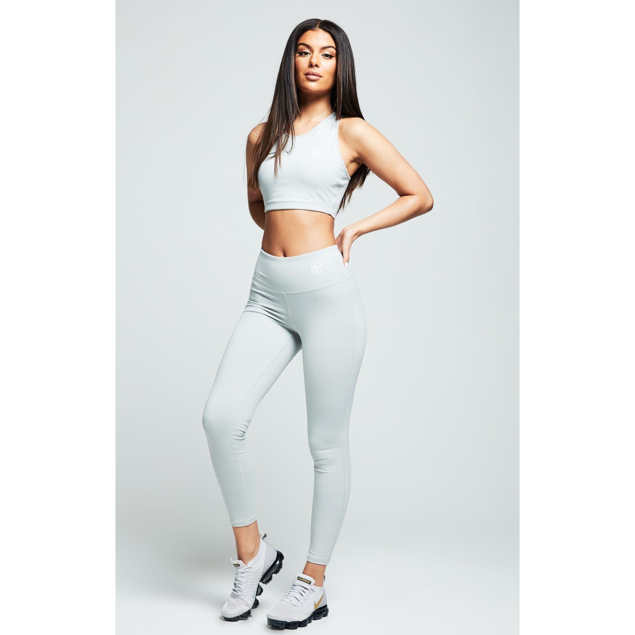 Grey - SikSilk - Essentials Gym Bralette - 4