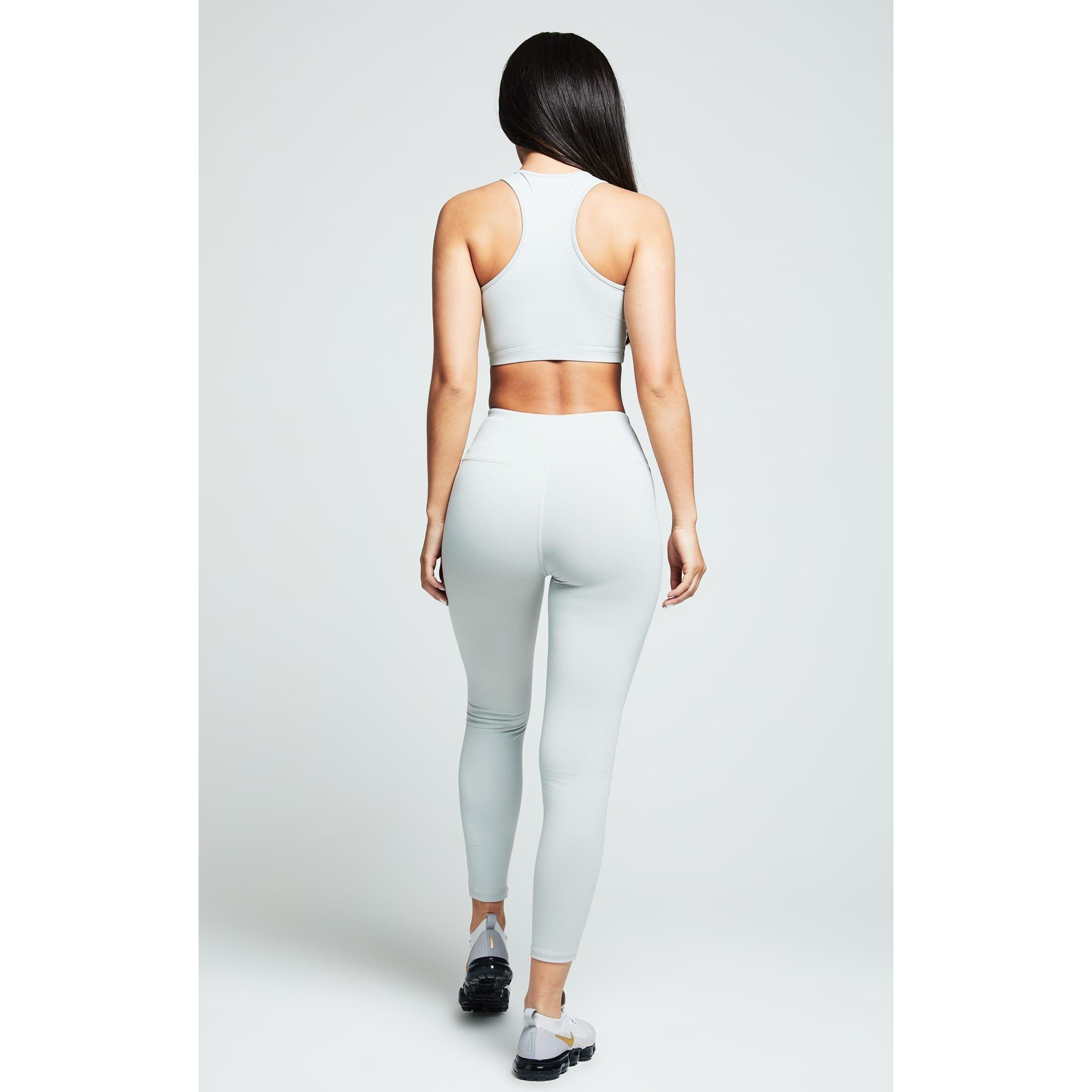 Grey - SikSilk - Essentials Gym Bralette - 5