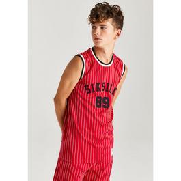 SikSilk Retro Classic Basketball Vest