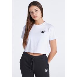 SikSilk Essentials Cropped T Shirt