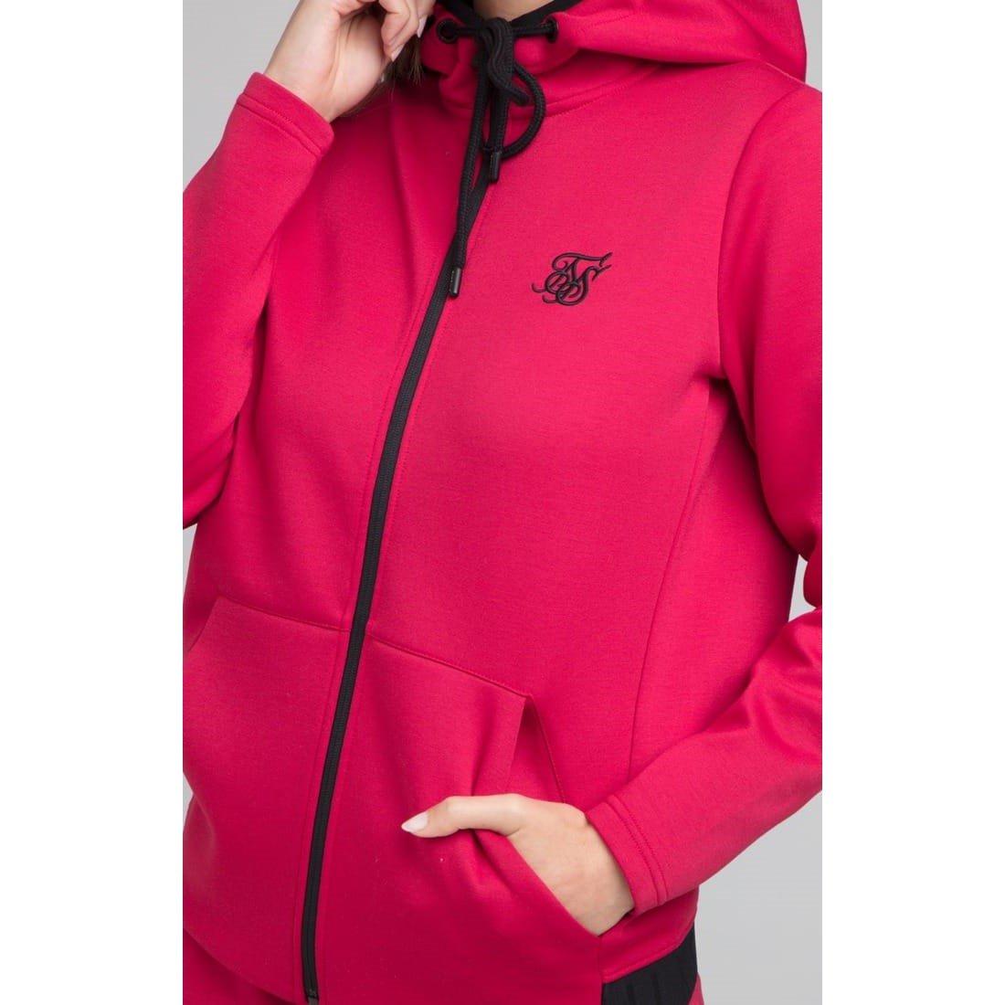 Pink - SikSilk - Exhibit Athlete Track Jacket - 2