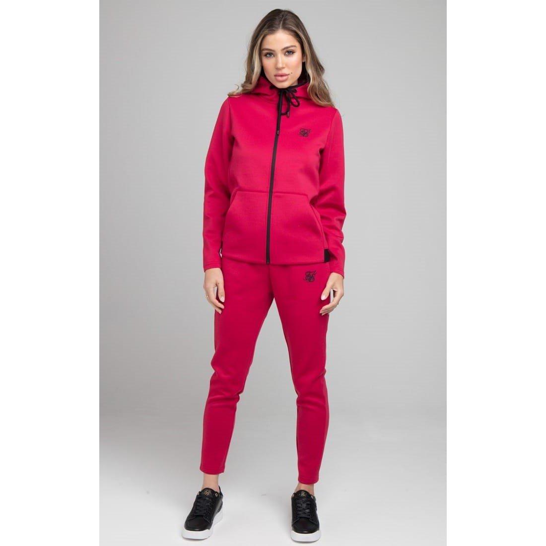 Pink - SikSilk - Exhibit Athlete Track Jacket - 3