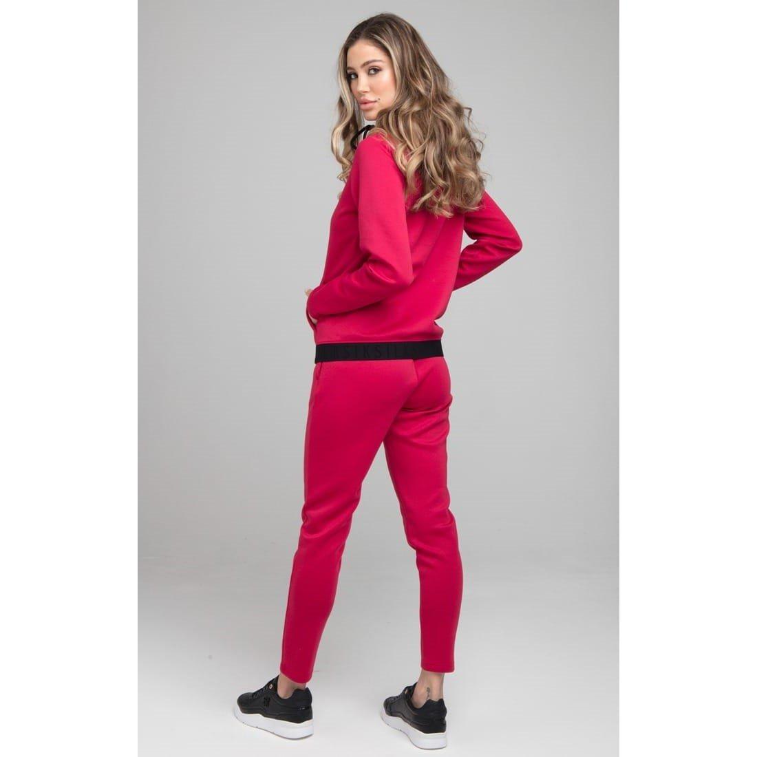 Pink - SikSilk - Exhibit Athlete Track Jacket - 4