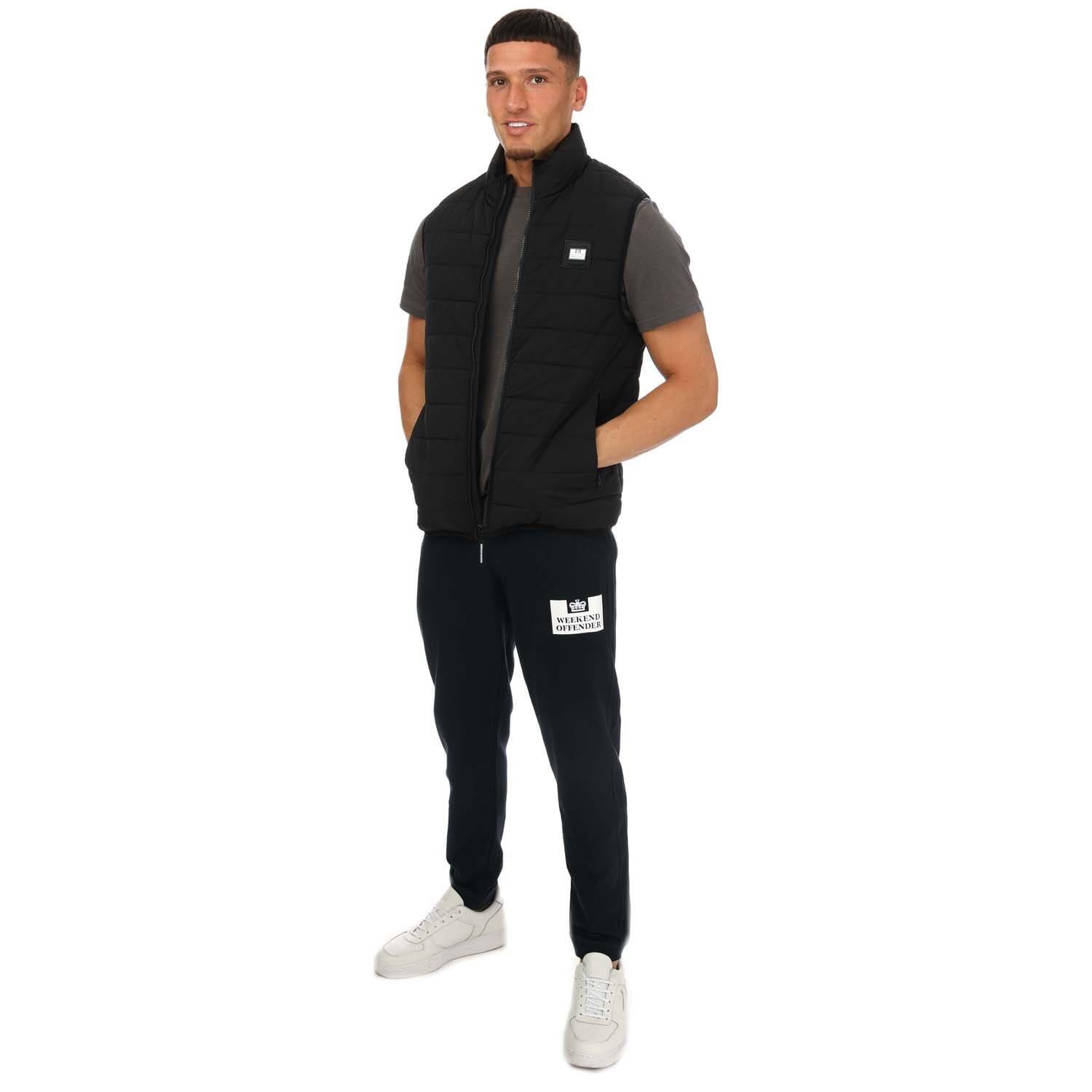 Black - Weekend Offender - Jasper Padded Gilet - 3