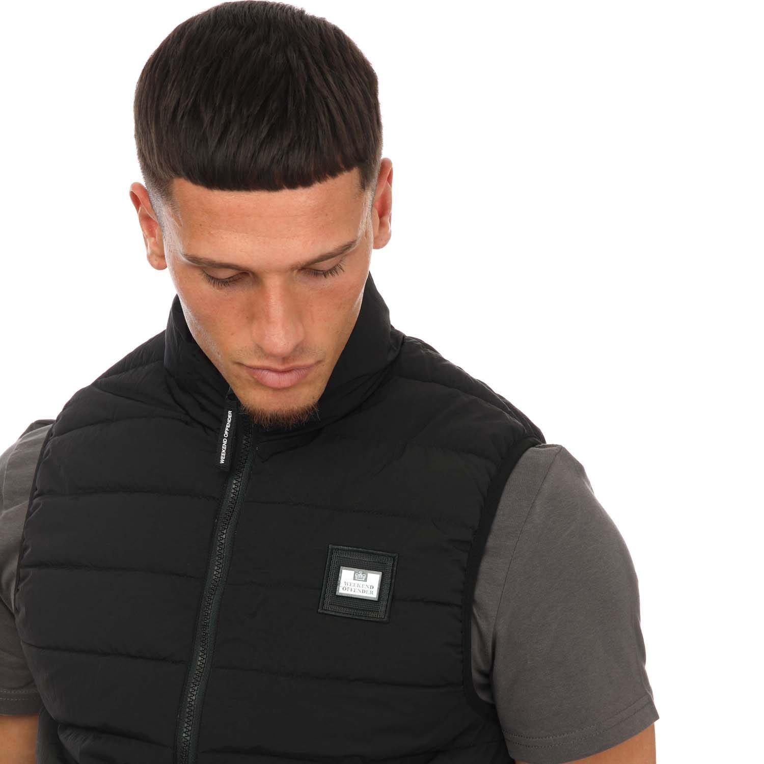 Black - Weekend Offender - Jasper Padded Gilet - 6