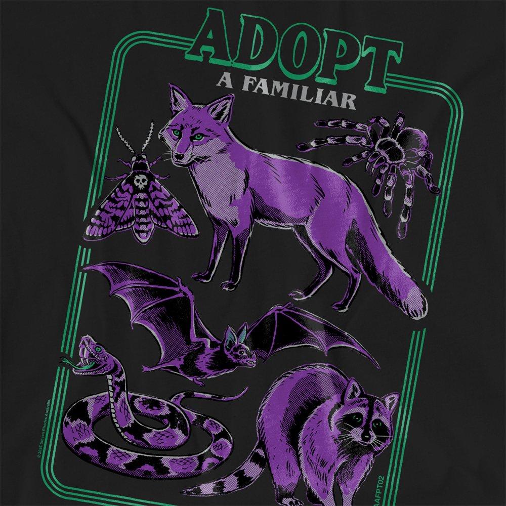 Black - Steven Rhodes - Steven Rhodes Adopt A Familiar Part 2 T Shirt Bla - 2