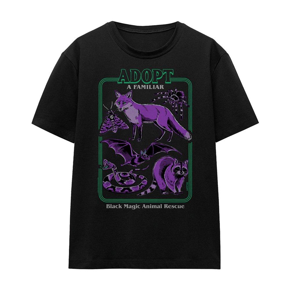 Black - Steven Rhodes - Steven Rhodes Adopt A Familiar Part 2 T Shirt Bla - 4
