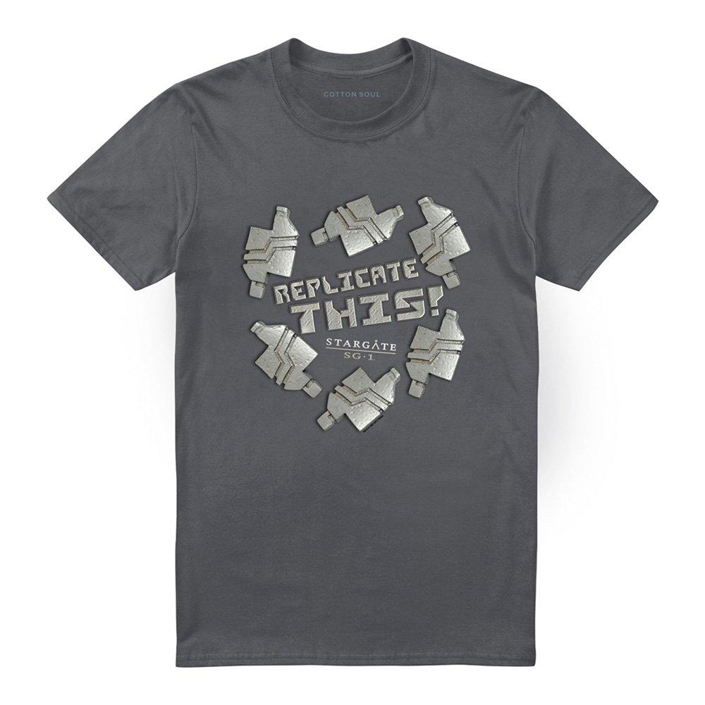 Grey - Other - Sg1 Replicate This T Shirt Charcoal - 4