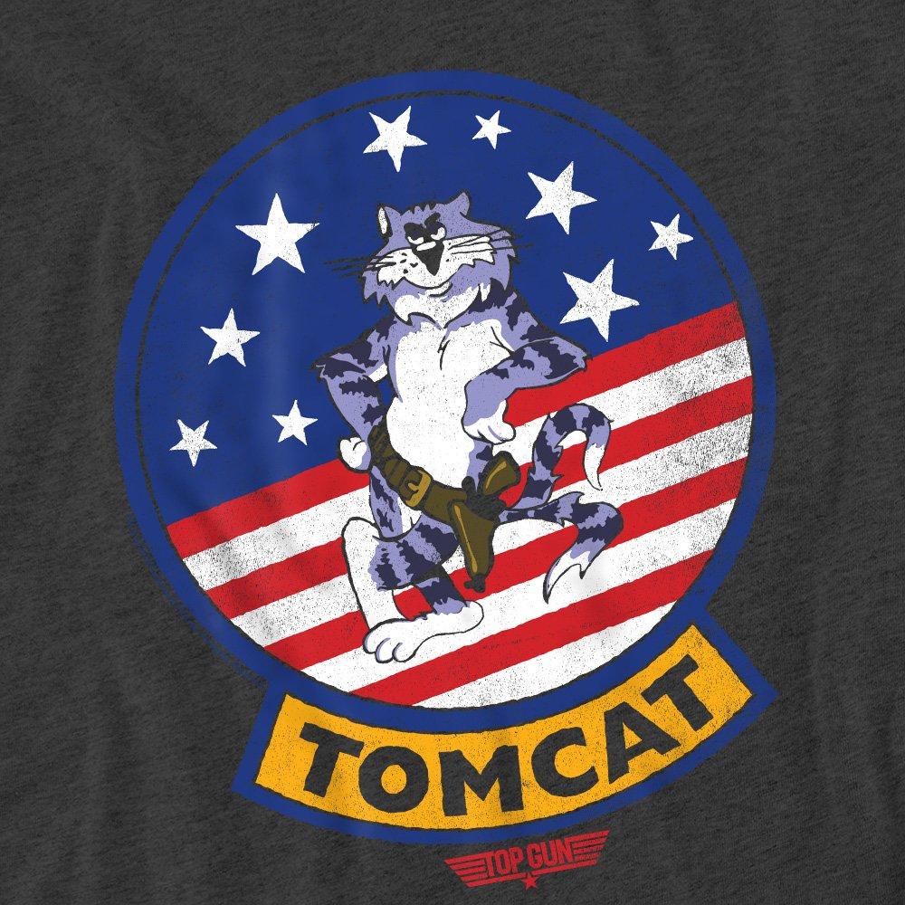 Grey - Top Gun - Top Gun Tomcat Sigil T-Shirt Charcoal - 2