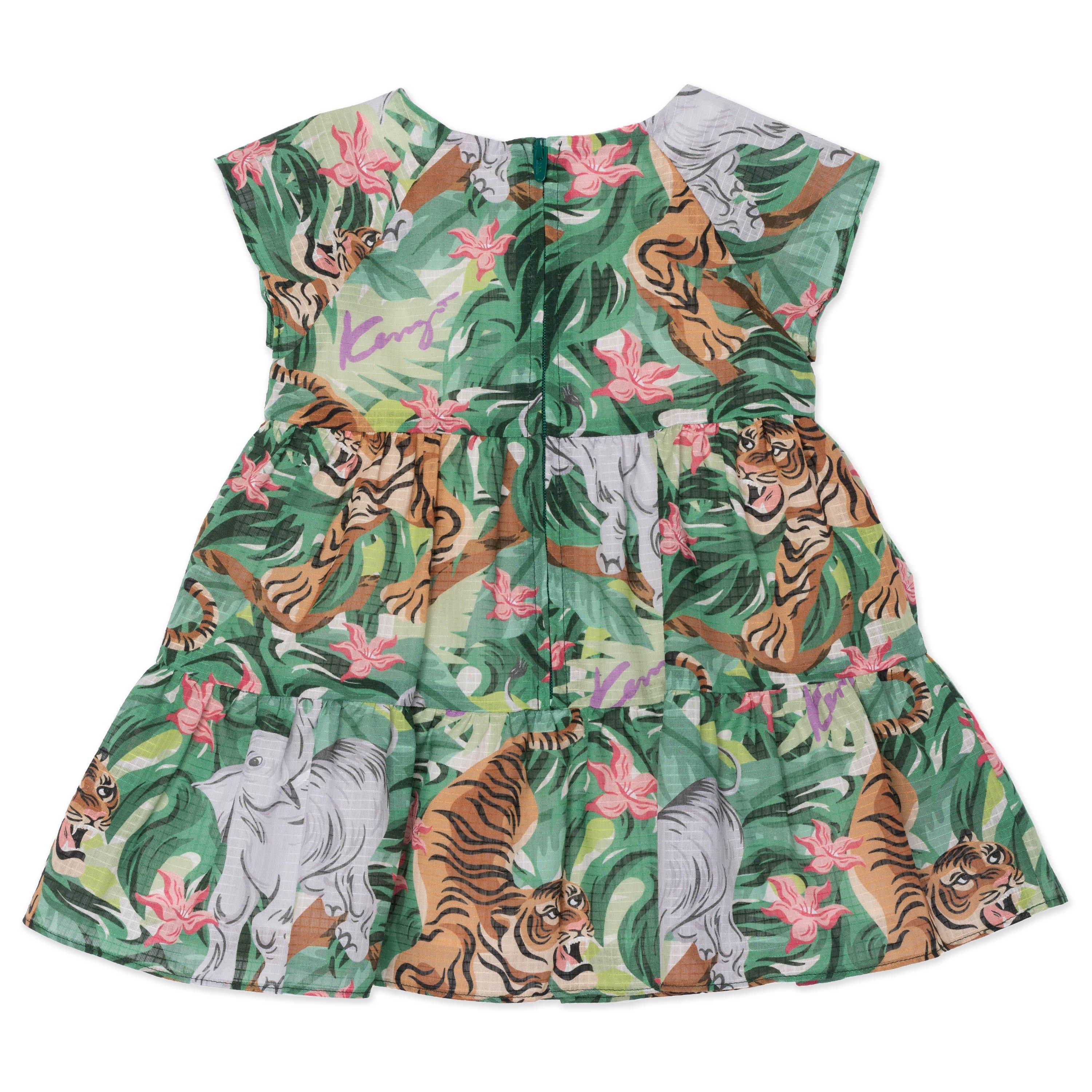 Forest Green - Kenzo - Kids' Jungle Mini Dress - 2