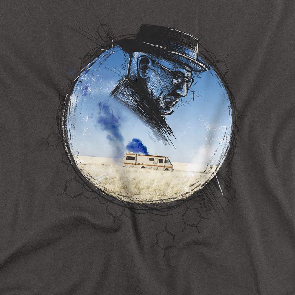Grey - Breaking Bad - Breaking Bad Crystal Long Sleeve T-Shirt Charcoal - 2