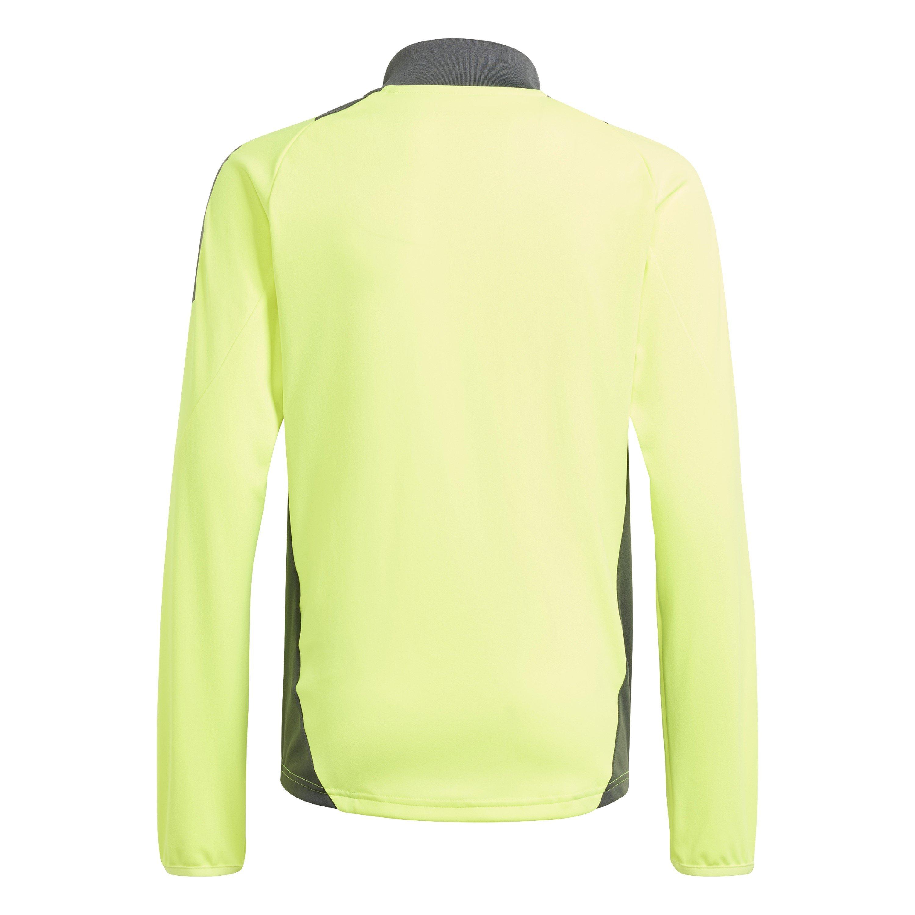 Solar Yellow - adidas - Unisex Kids' 1/4 Zip Fleece - 2