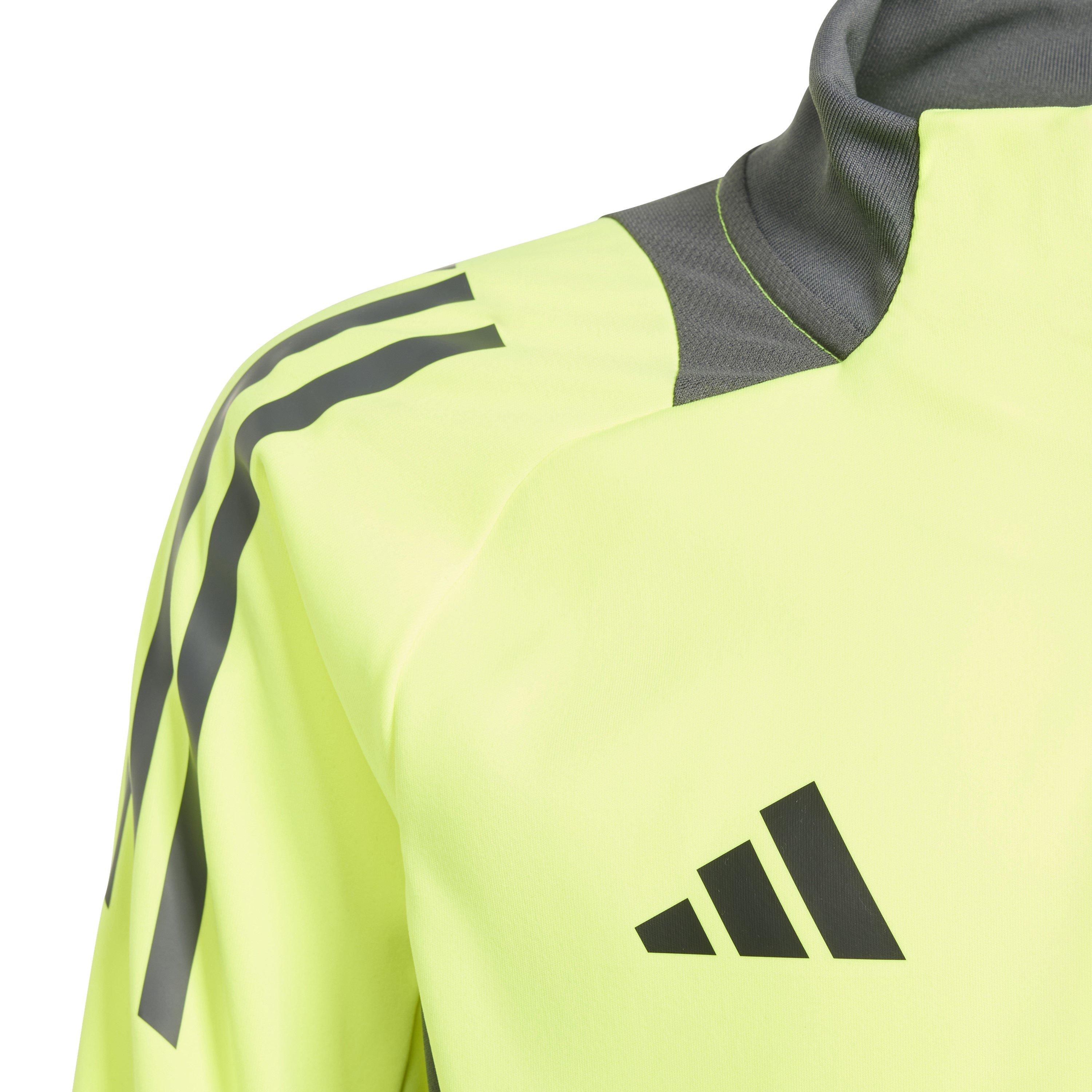 Solar Yellow - adidas - Unisex Kids' 1/4 Zip Fleece - 4
