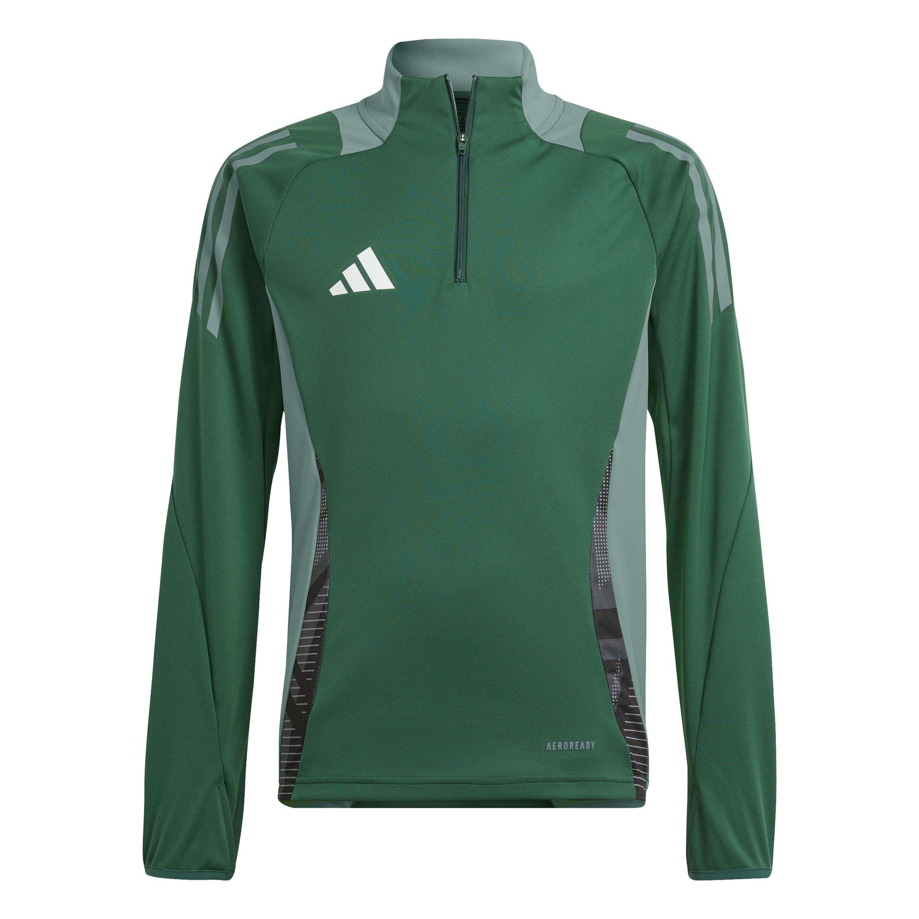 Adidas  Kids ' 1/4 Zip Fleece - Dark Green - 15-16 Yrs