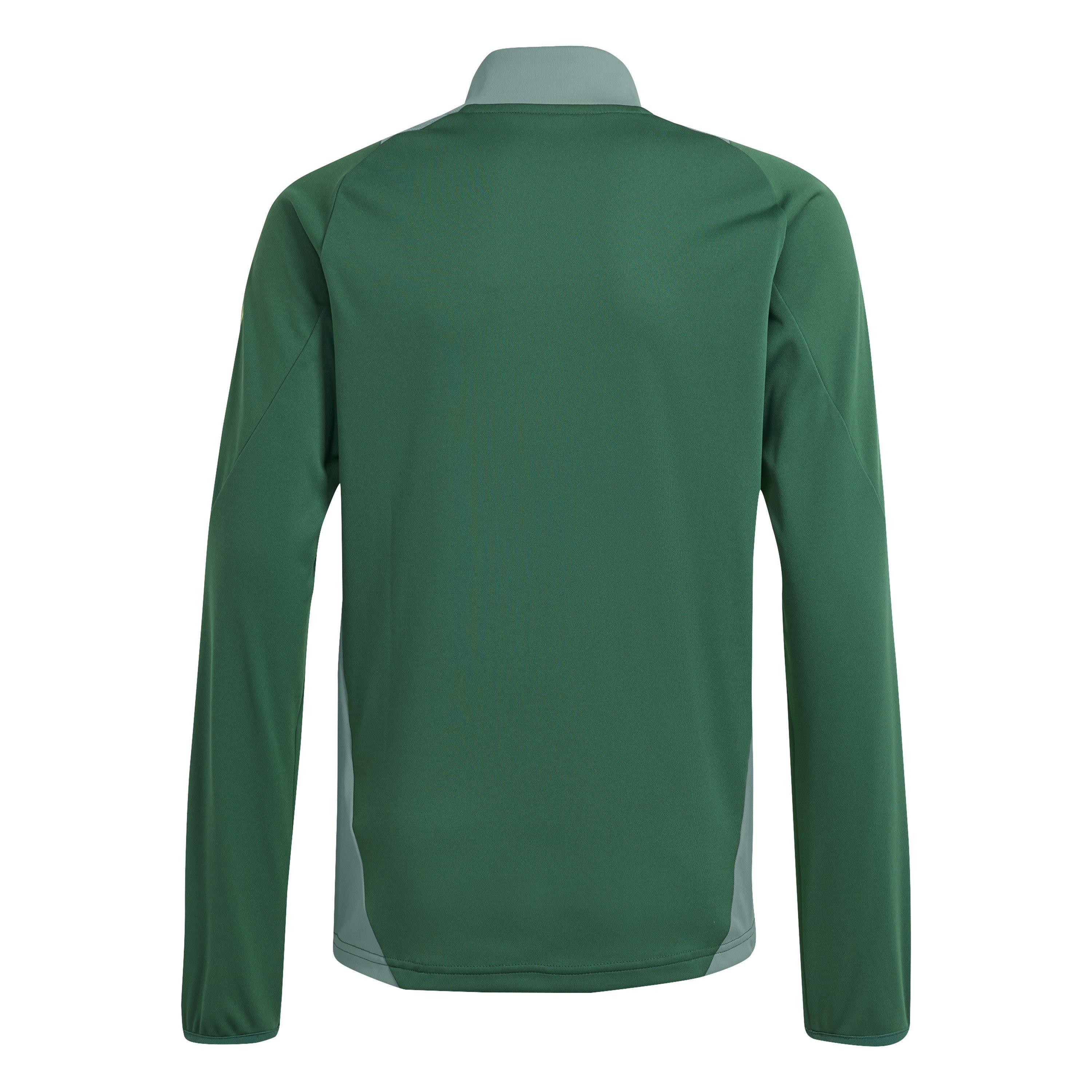 Vert foncé - adidas - Unisex Kids' 1/4 Zip Fleece - 2