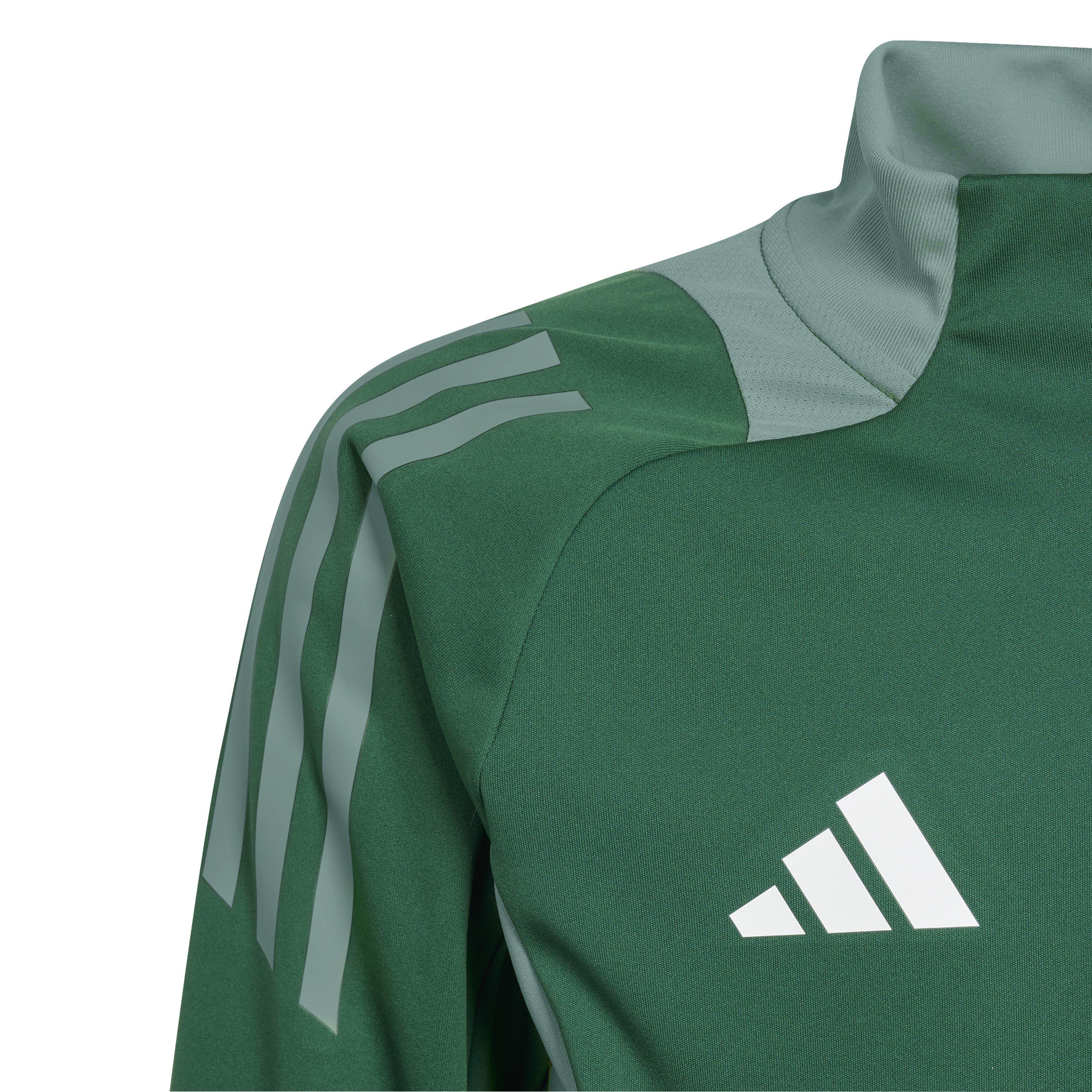 Vert foncé - adidas - Unisex Kids' 1/4 Zip Fleece - 4
