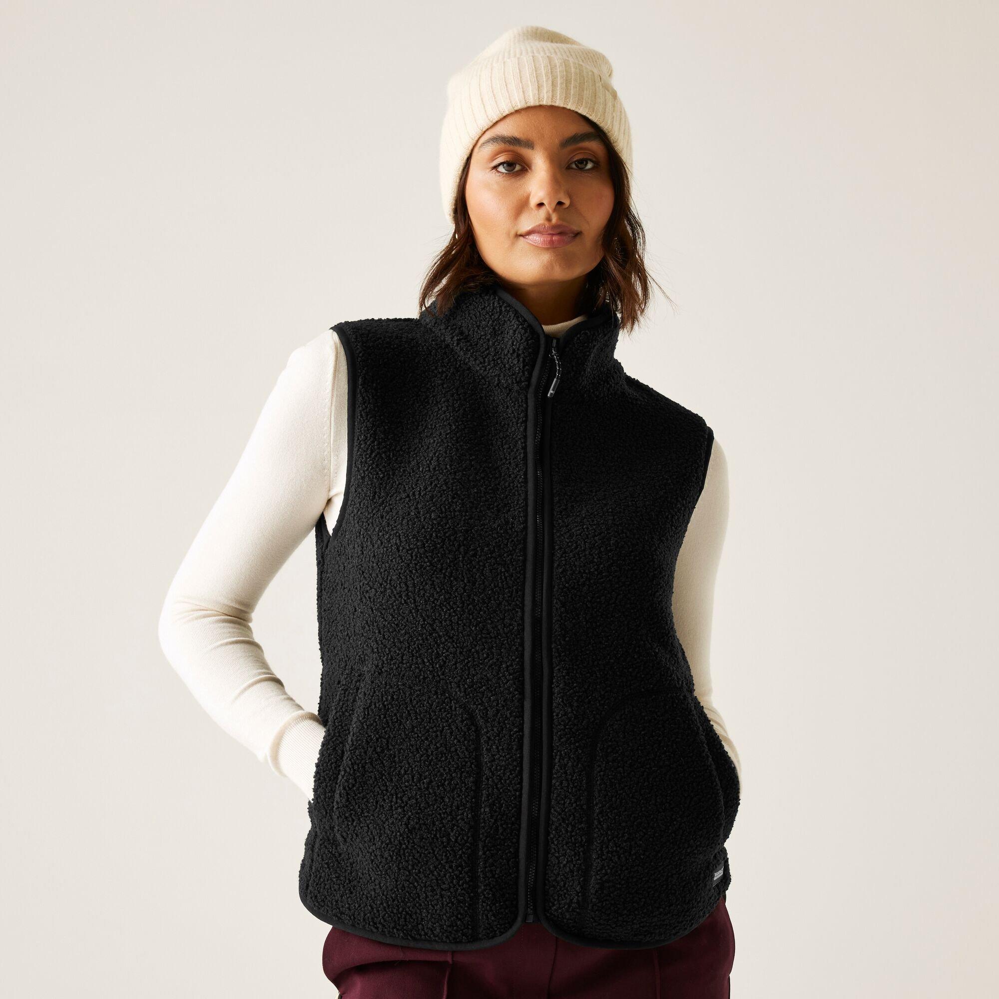 Black - Regatta - Women's Frankie Borg Fleece Sleeveless Gilet - 1
