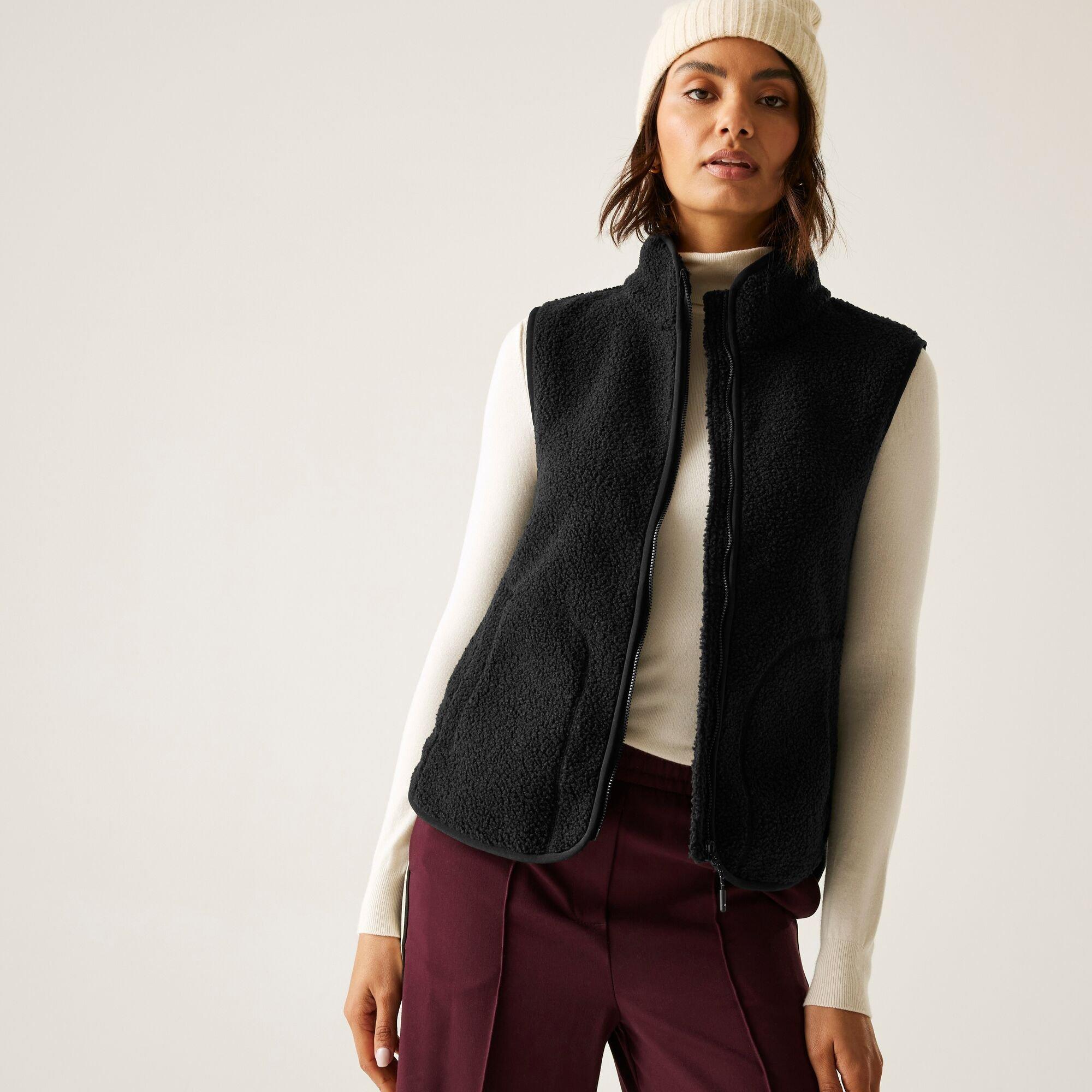 Black - Regatta - Women's Frankie Borg Fleece Sleeveless Gilet - 4