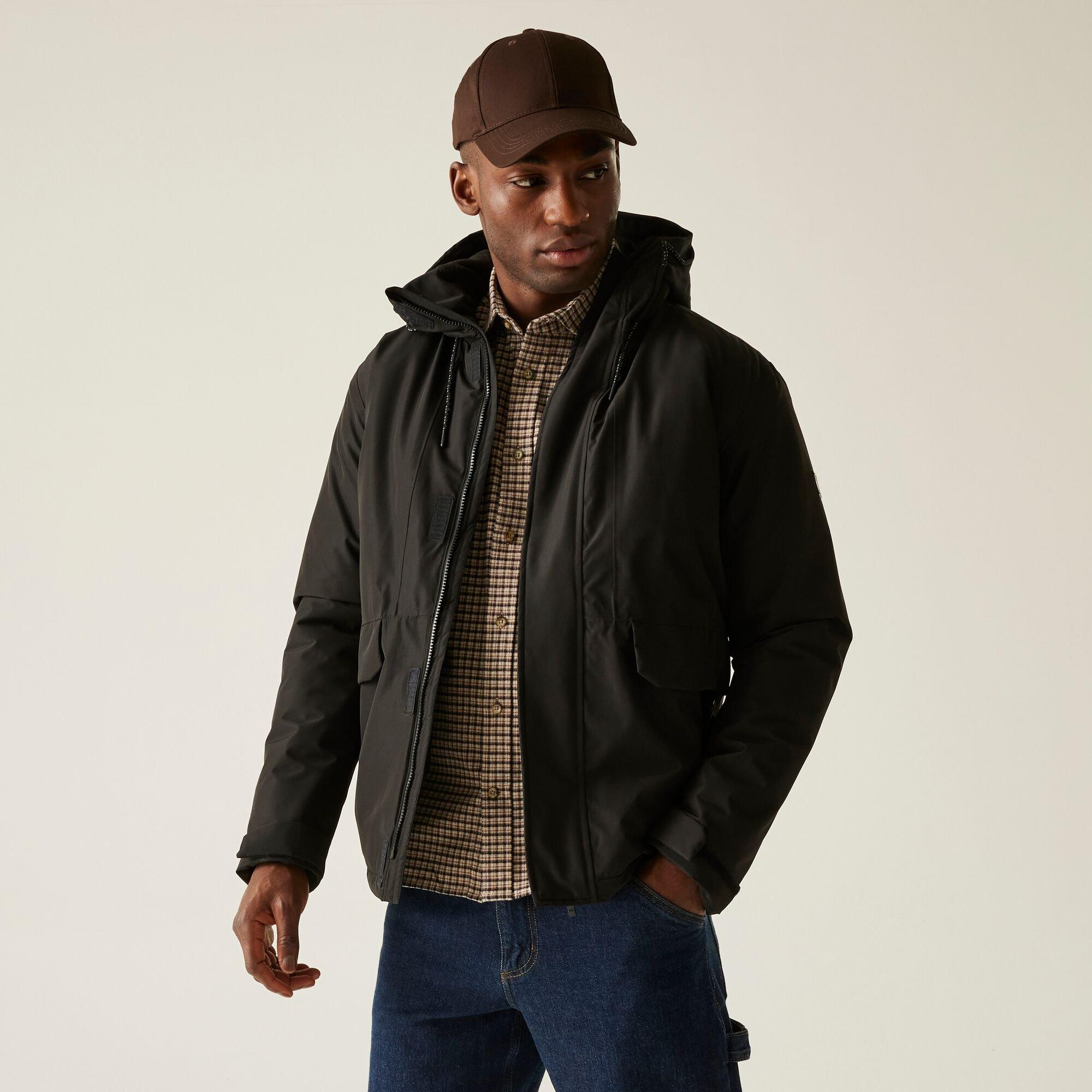 Regatta Men's Sterlings Waterproof Insulated Jacket - Black - XXXL