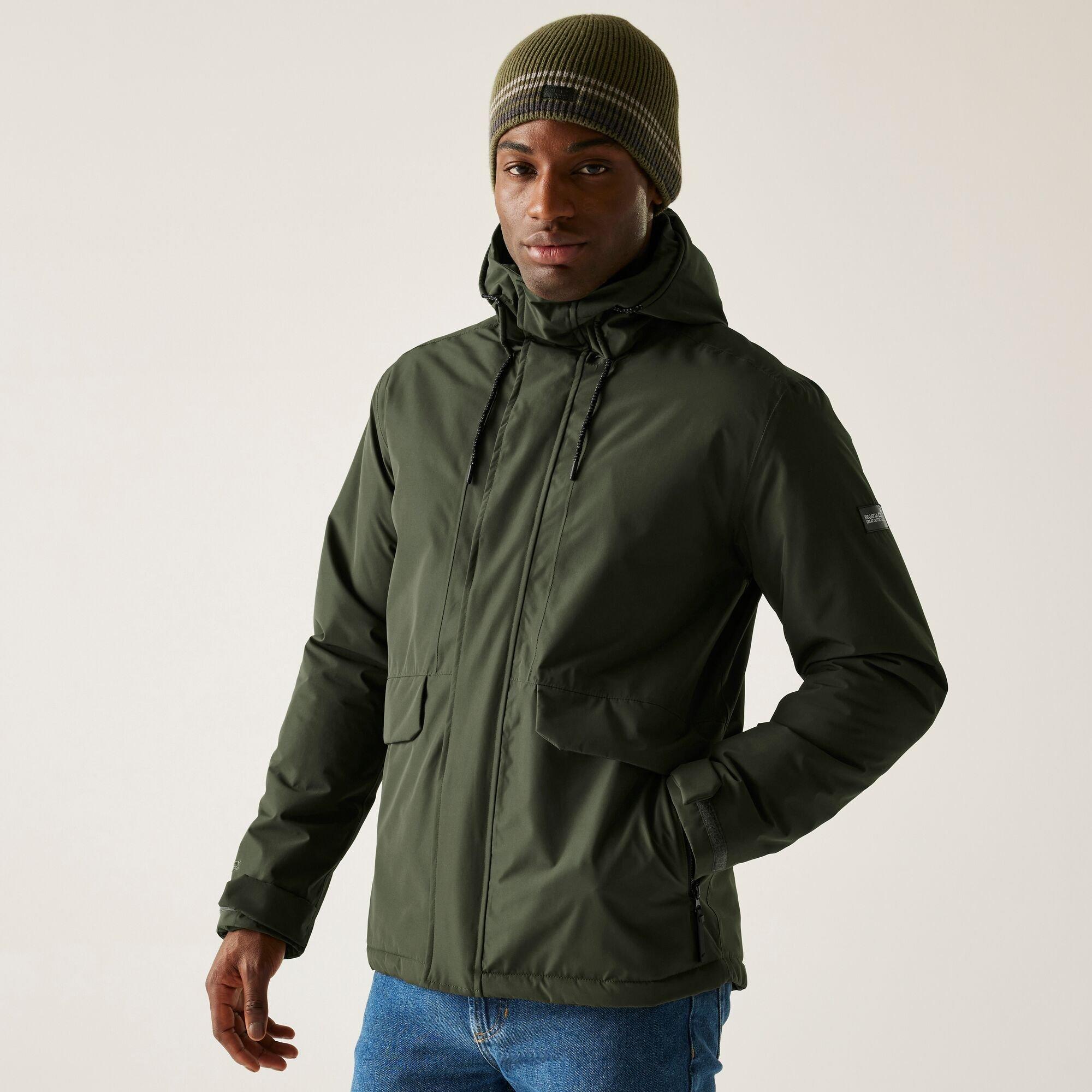 Regatta Men's Sterlings Waterproof Insulated Jacket - Dark Khaki - XXXL